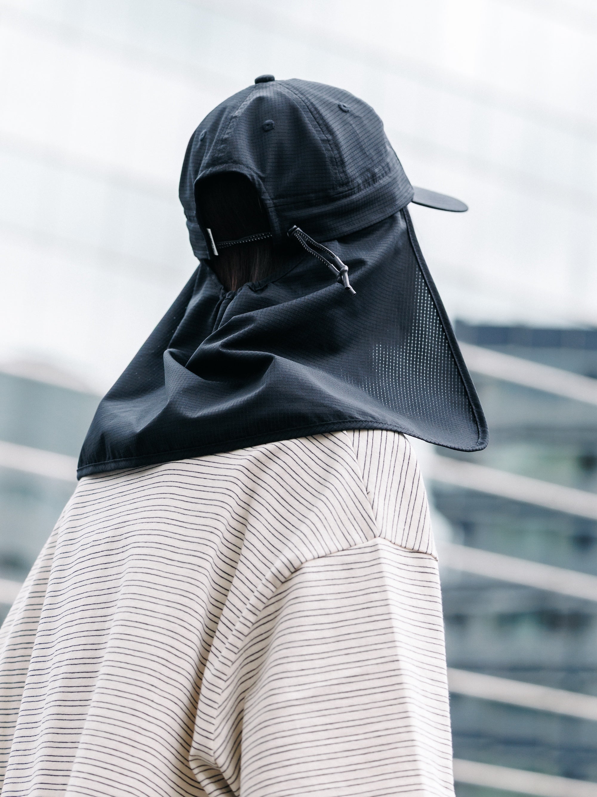 【7.11 SAT 20:00- IN STOCK】"C"ACTIVE CITY SUNSHADE CAP (BLACK×ORANGE)