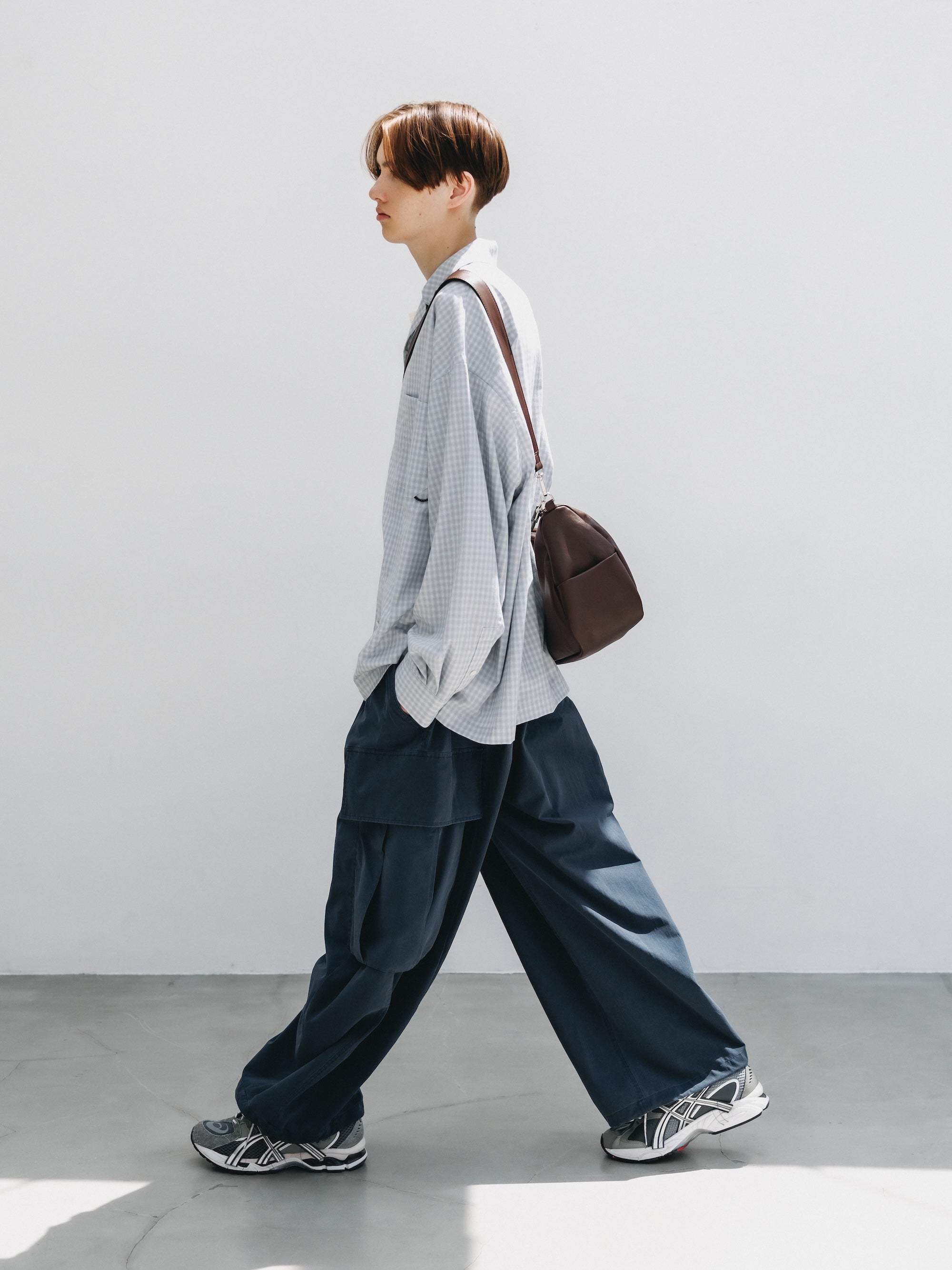 【5.20 WED 20:00- IN STOCK】VINTAGE EFFECT COOLDOTS® CITY MEGA POCKET BALLOON CARGO PANTS(NAVY)