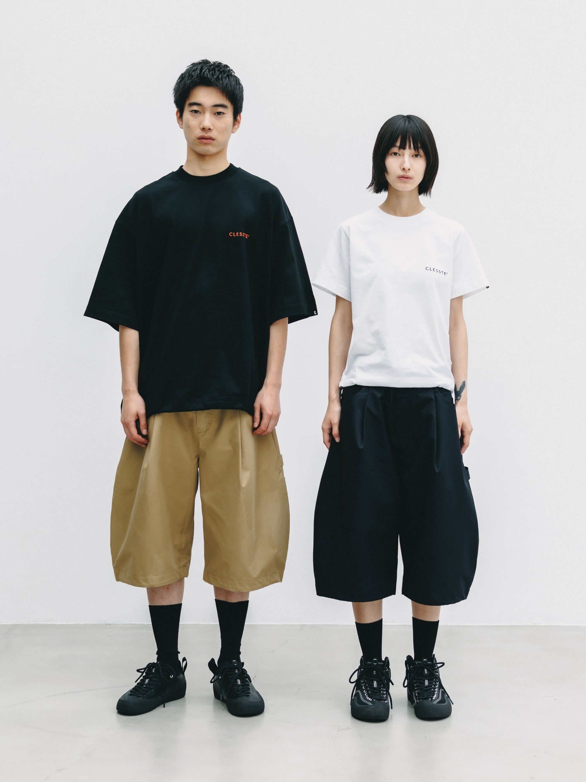 【7.8 WED 20:00- IN STOCK】+PHENIX WINDSTOPPER® BY GORE-TEX LABS TWILL CITY MASSIVE UTILITY HALF PANTS (BLACK)