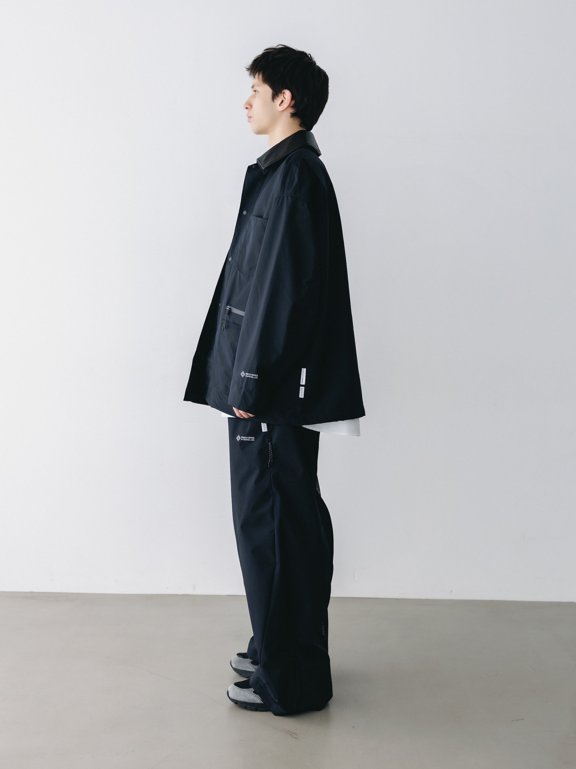 +phenix WINDSTOPPER® by GORE-TEX LABS CITY BARREL LEG PANTS (BLACK)