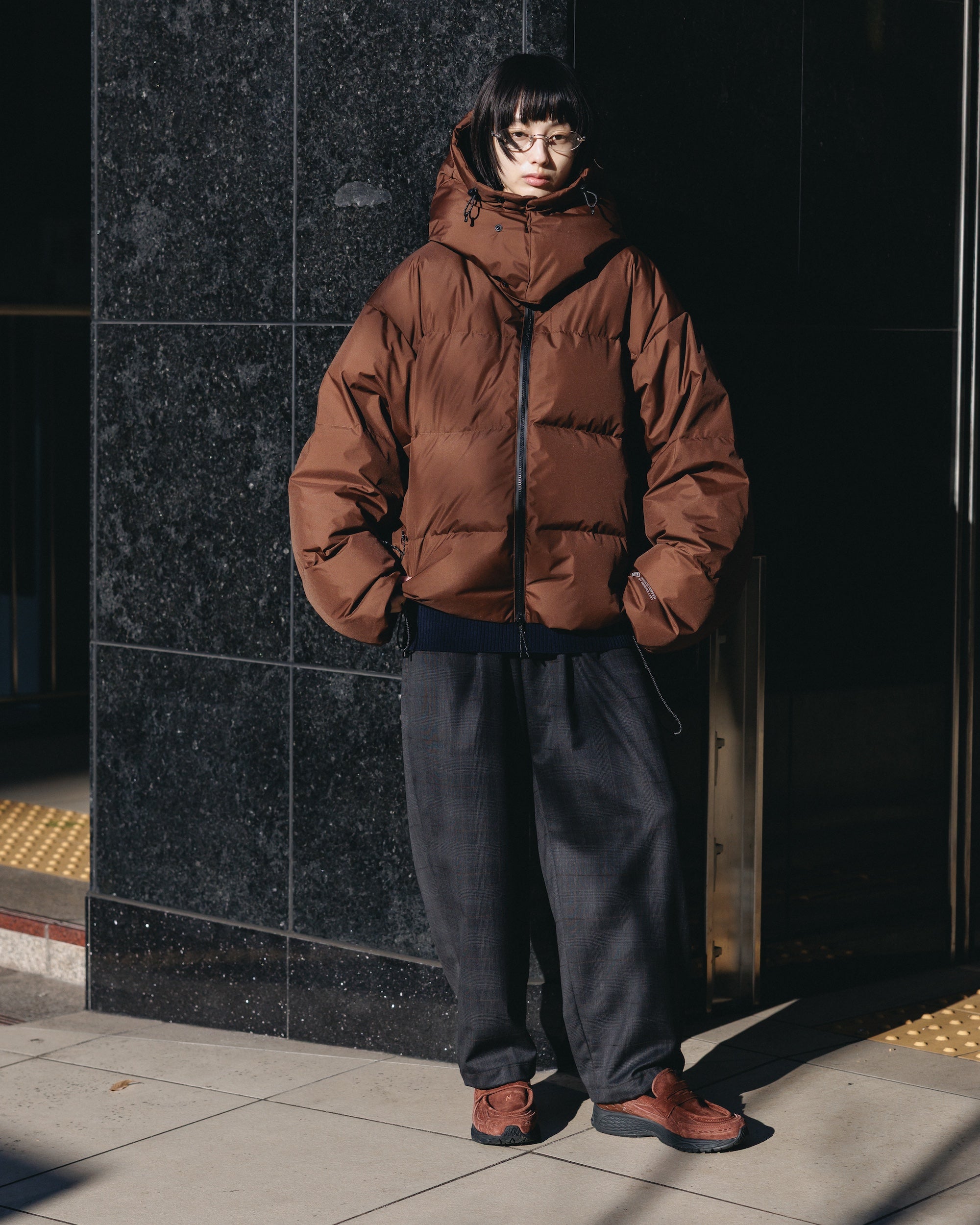【12.13 SAT 20:00- IN STOCK】+phenix WINDSTOPPER® by GORE-TEX LABS CITY DOWN JACKET (CHOCOLATE BROWN)