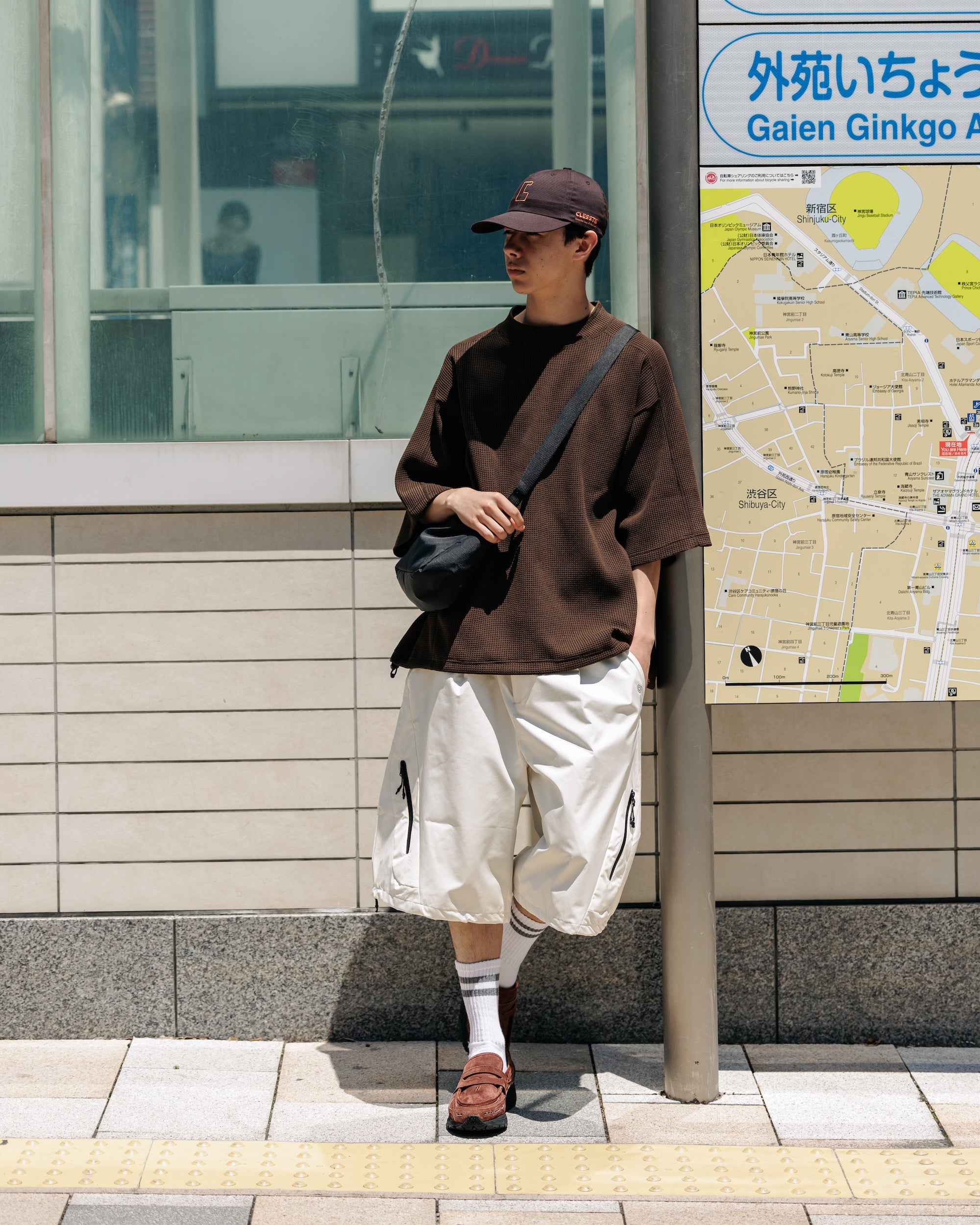 +phenix WINDSTOPPER® by GORE-TEX LABS TECH MASSIVE TWISTED HALF PANTS (PURE IVORY)