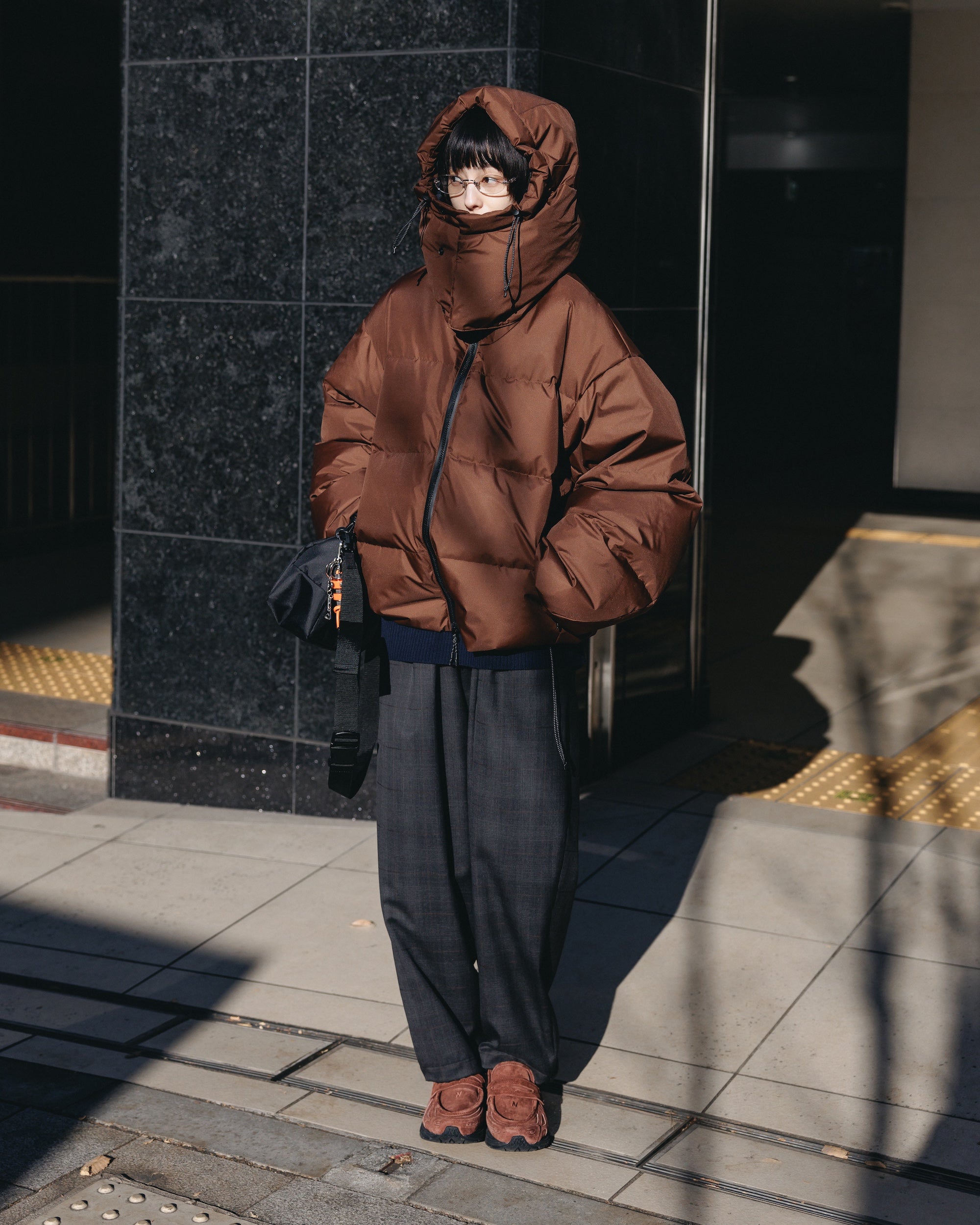 【1.28 WED 20:00- IN STOCK】WOOL GLEN PLAID CITY UNIFORM WIDE TAPERED PANTS