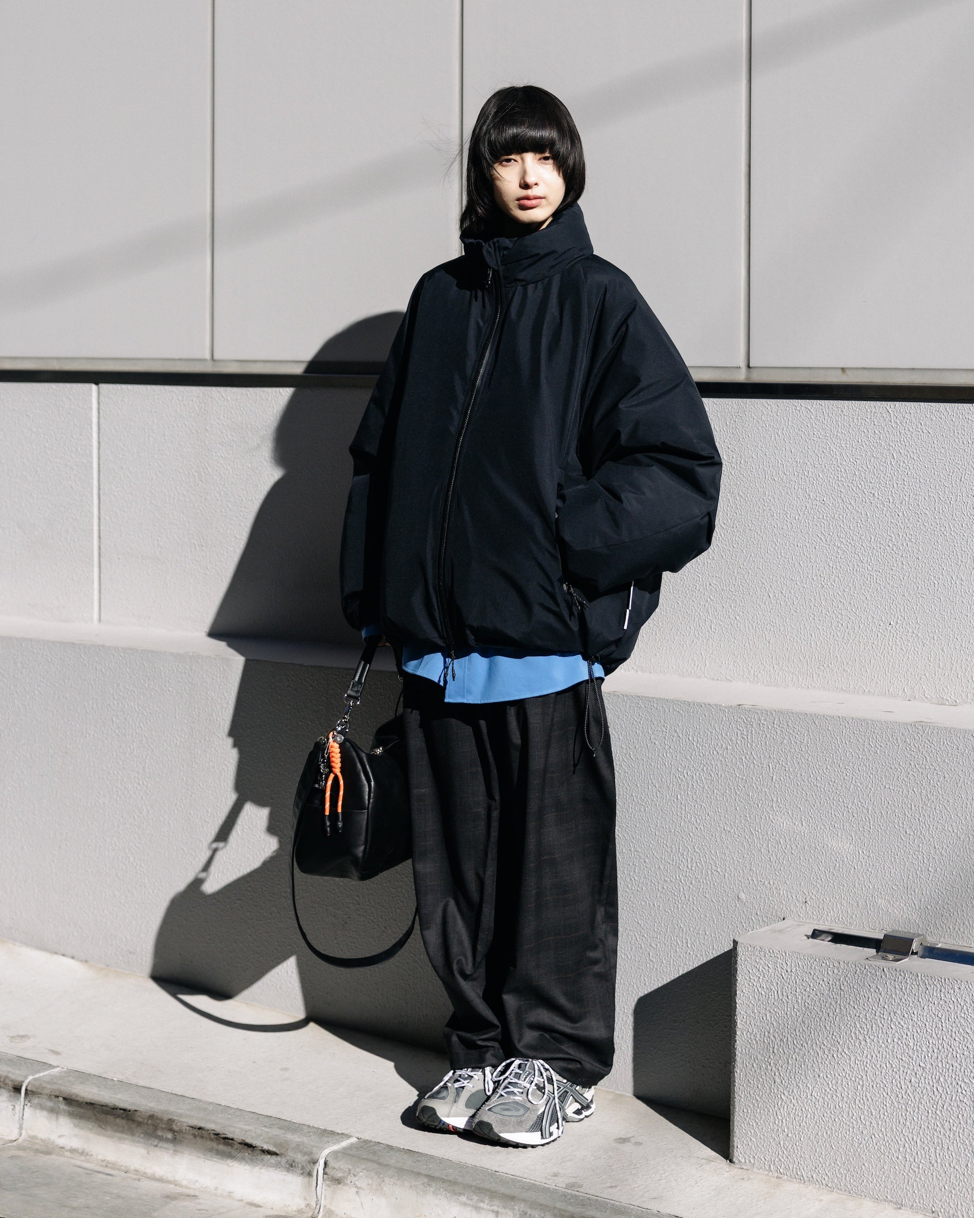 【1.28 WED 20:00- IN STOCK】WOOL GLEN PLAID CITY UNIFORM WIDE TAPERED PANTS