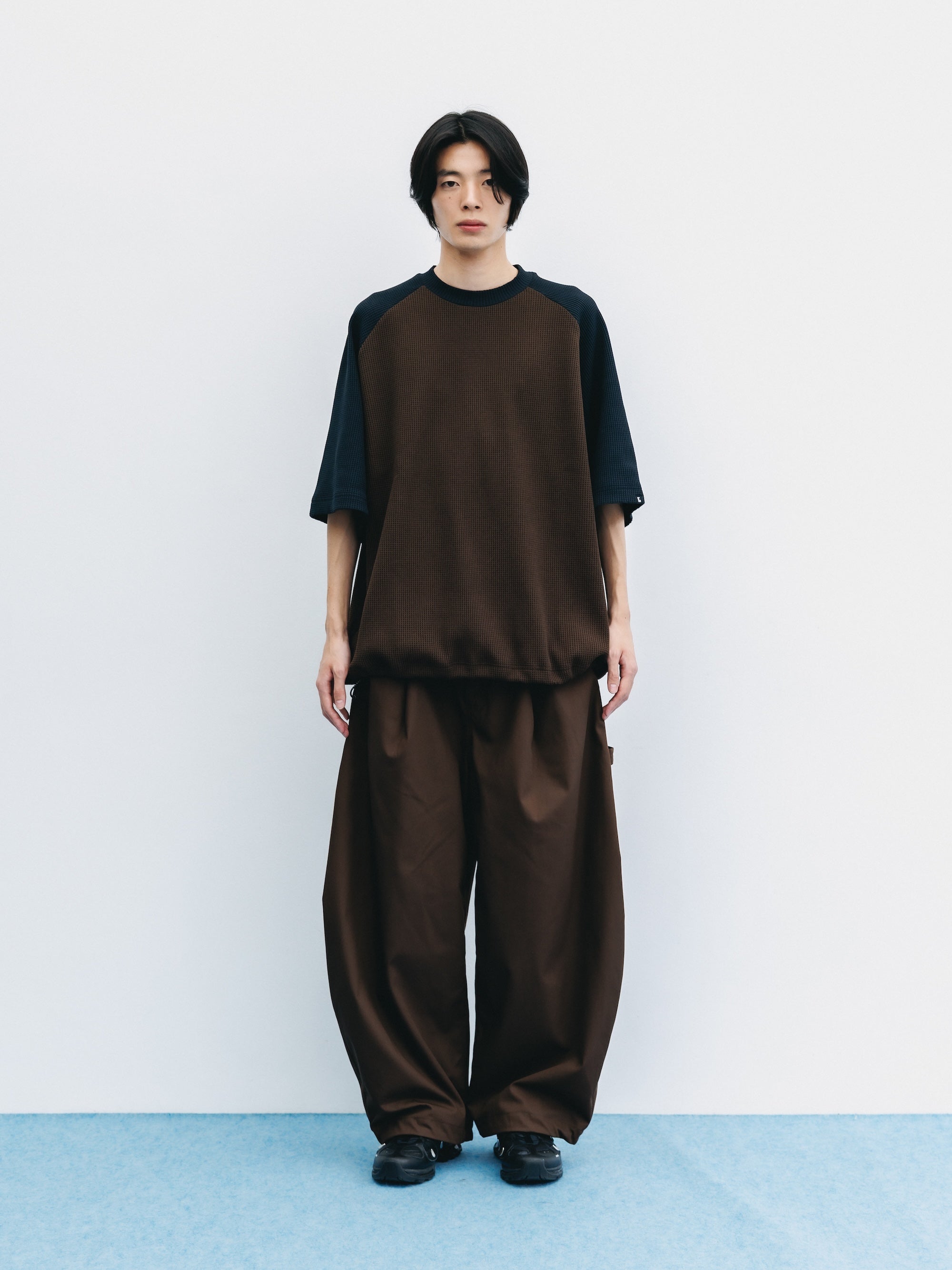 T/C GABARDINE CITY MASSIVE UTILITY PANTS (BROWN)