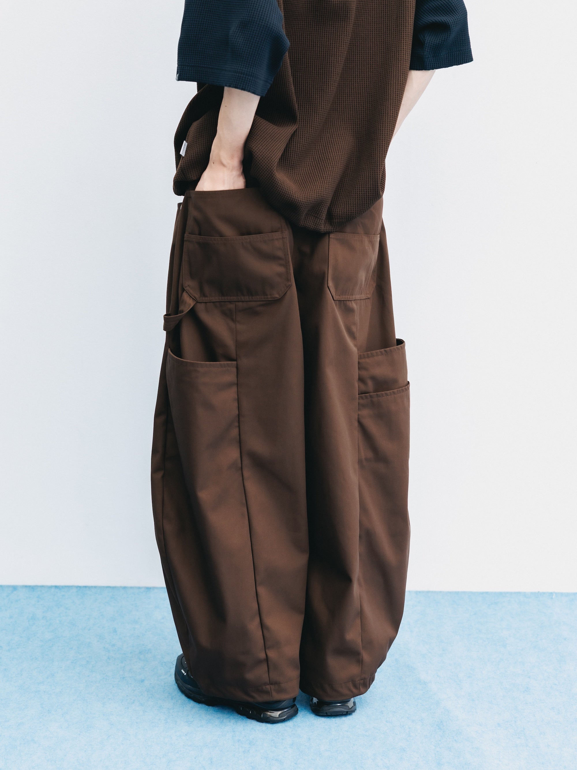 【5.16 SAT 20:00- IN STOCK】T/C GABARDINE CITY MASSIVE UTILITY PANTS (BROWN)