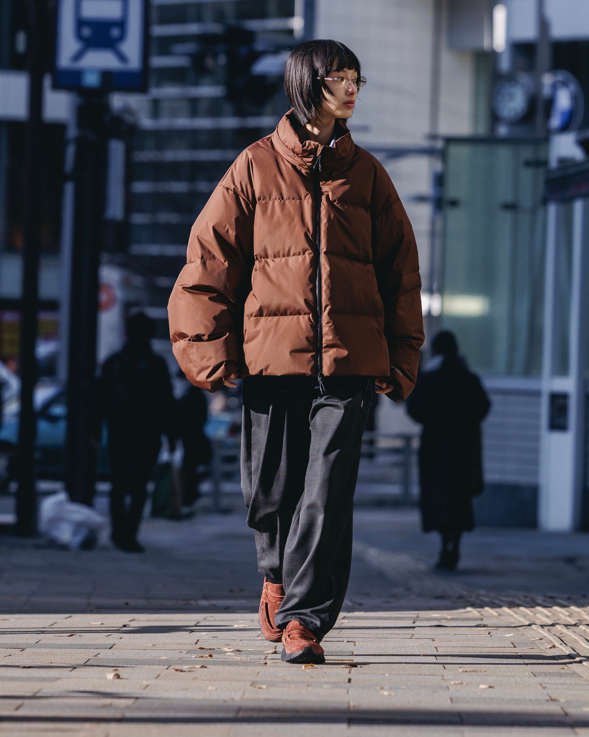 【12.13 SAT 20:00- IN STOCK】+phenix WINDSTOPPER® by GORE-TEX LABS CITY DOWN JACKET (CHOCOLATE BROWN)