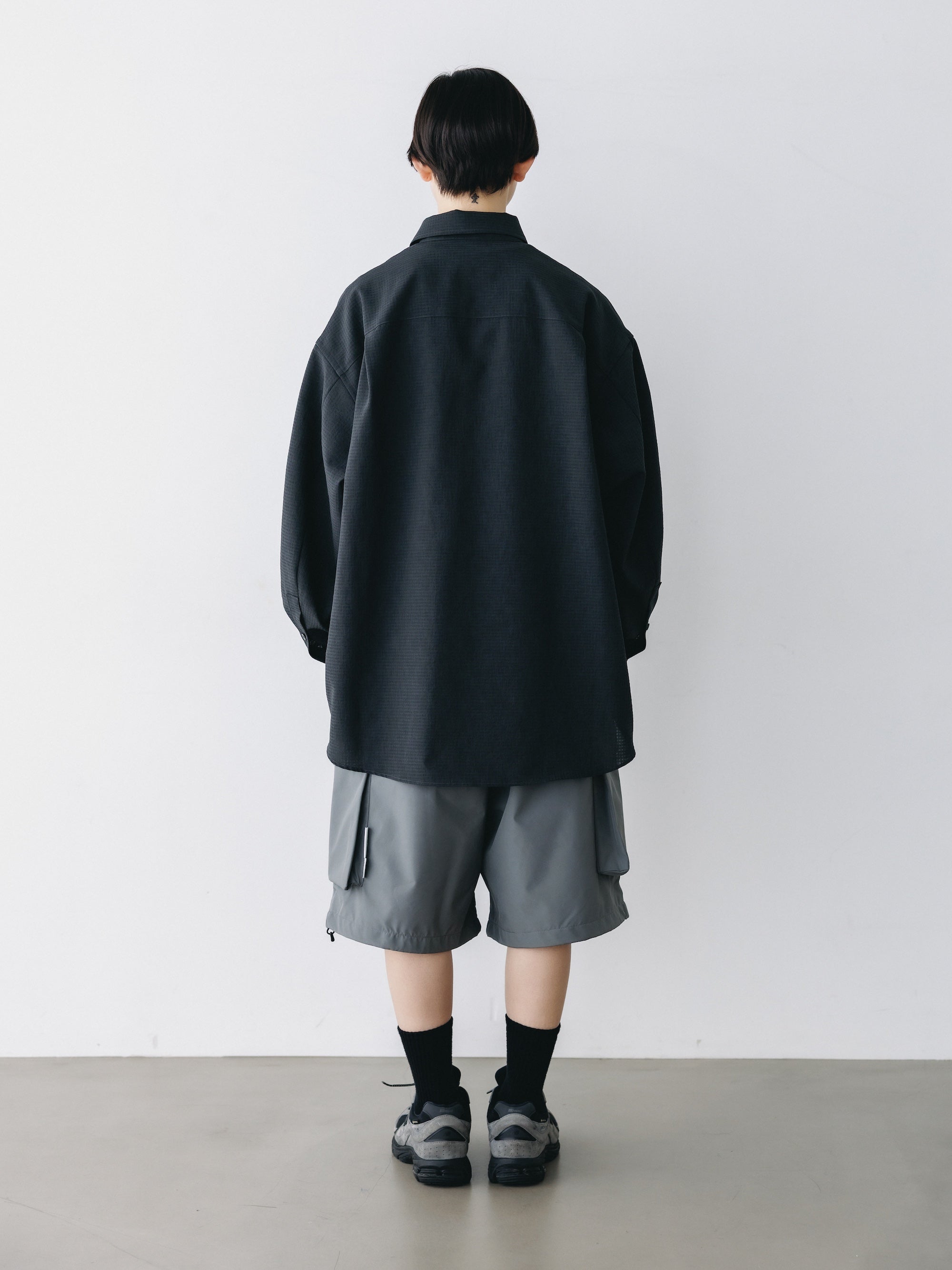 【4.29 WED 20:00-IN STOCK】SHADOW GINGHAM CHECK EVERYDAY L/S SHIRT (CHARCOAL)