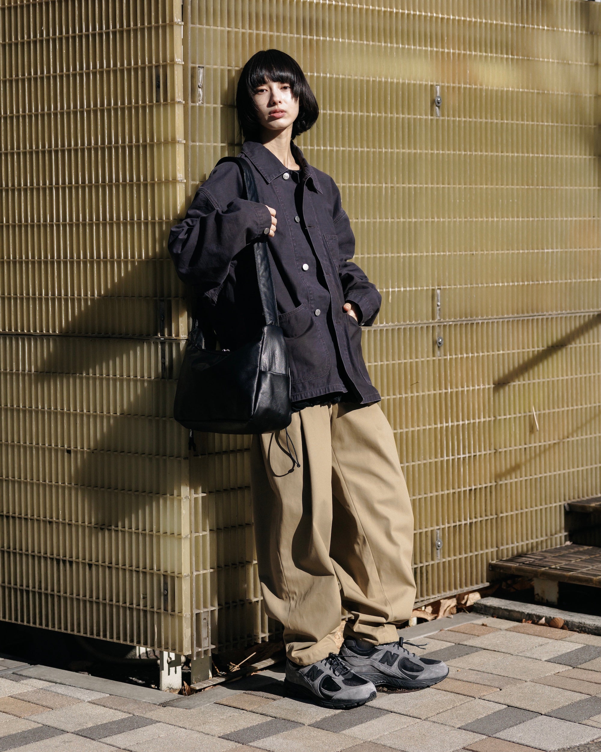 2.4 WED 20:00- IN STOCK】VINTAGE EFFECT P-41 JACKET (BLACK)