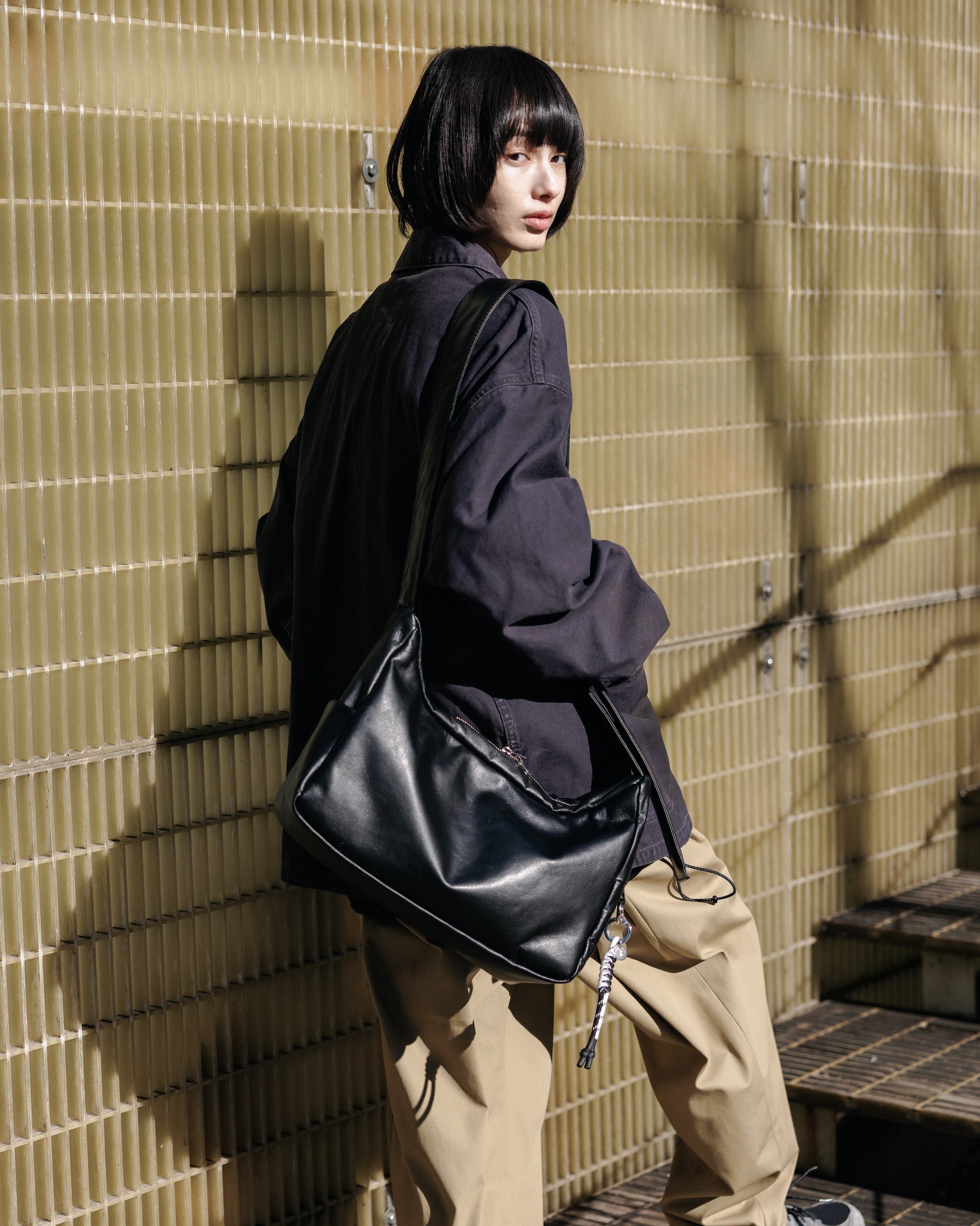 1.14 WED 20:00- IN STOCK】LEATHER HOLIDAY BAG