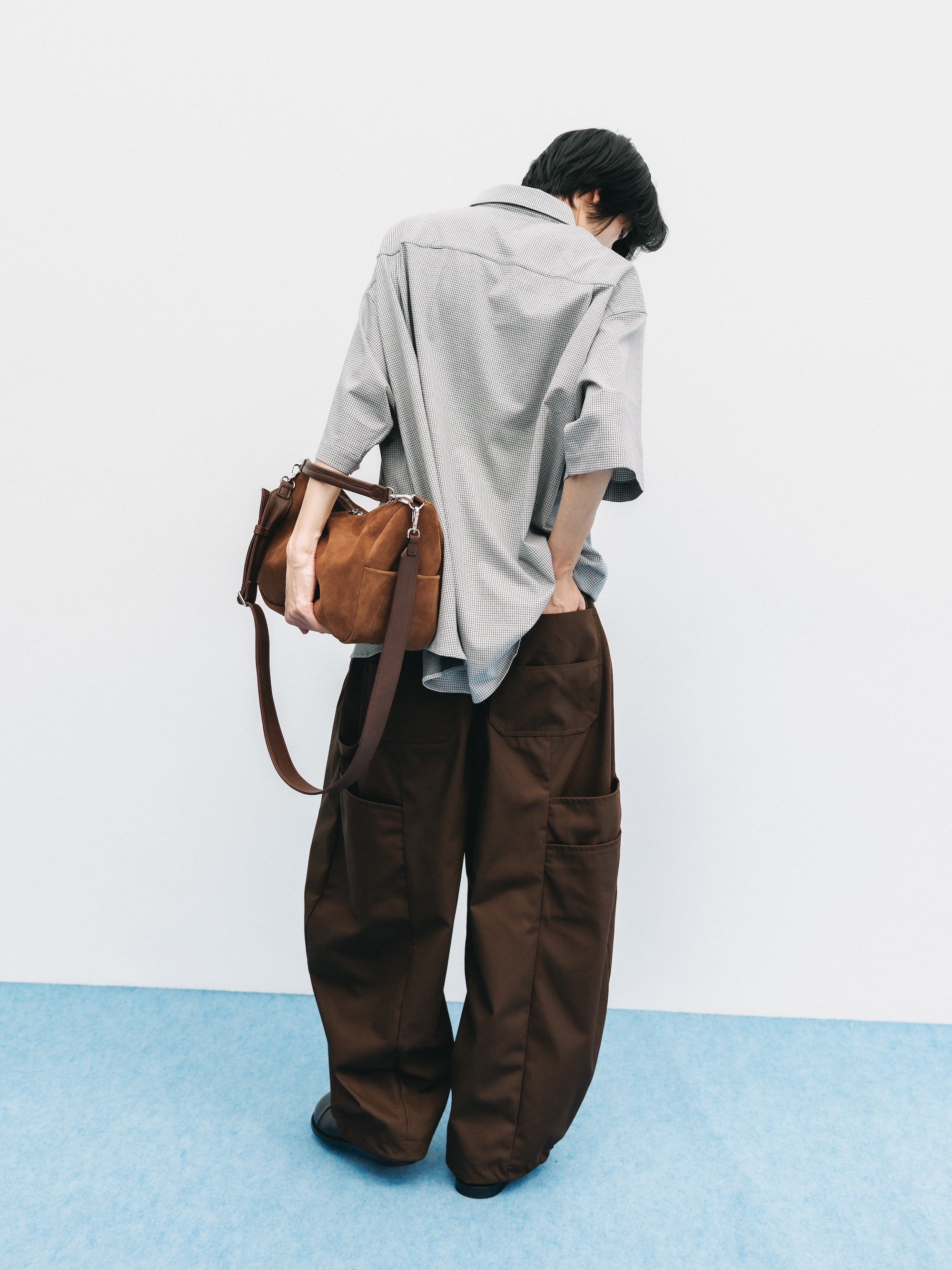 【5.16 SAT 20:00- IN STOCK】T/C GABARDINE CITY MASSIVE UTILITY PANTS (BROWN)