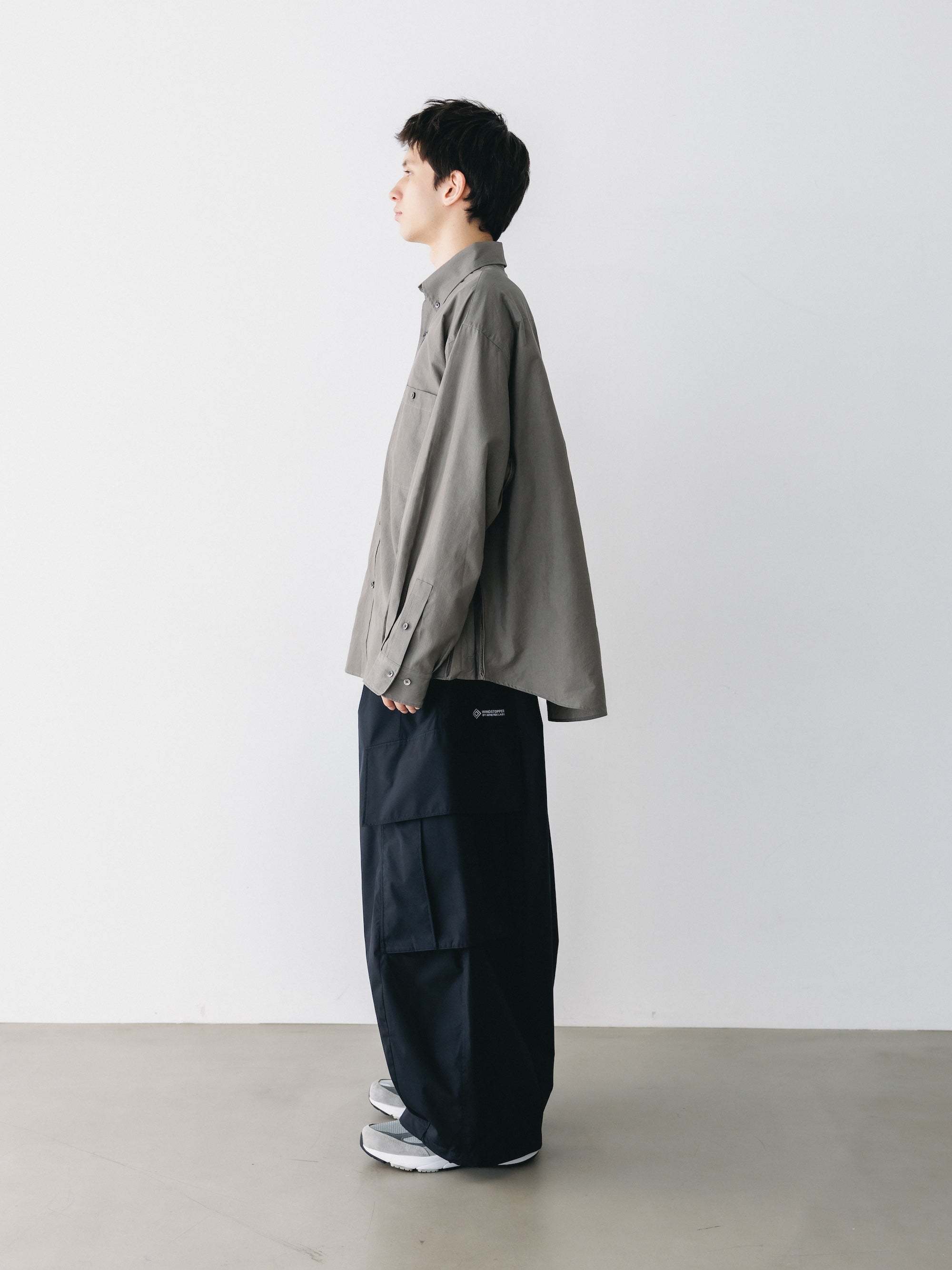 VENTILATION L/S B.D.SHIRT (KHAKI)