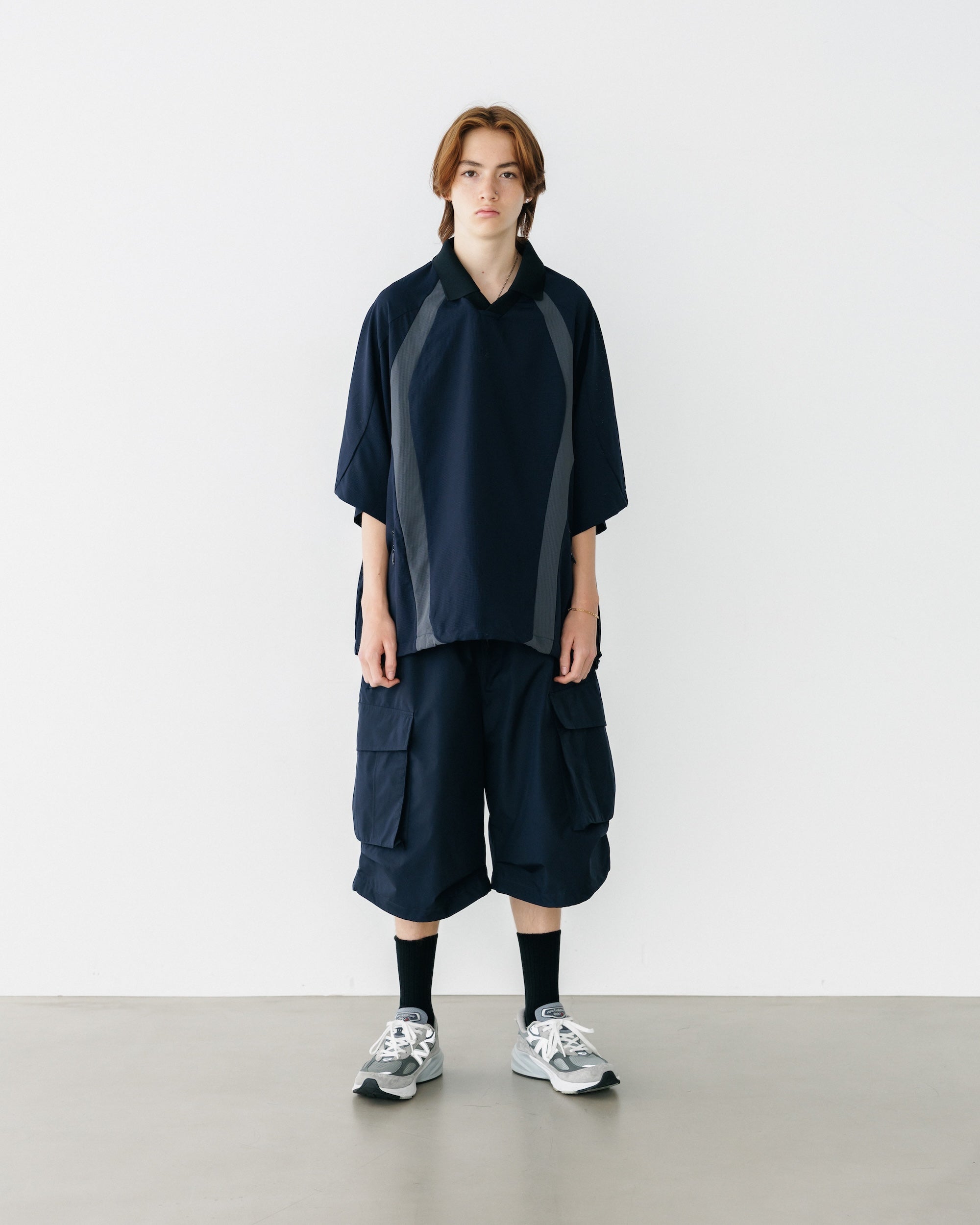 DotAir® ACTIVE CITY GAME SHIRT (NAVY×GRAY)