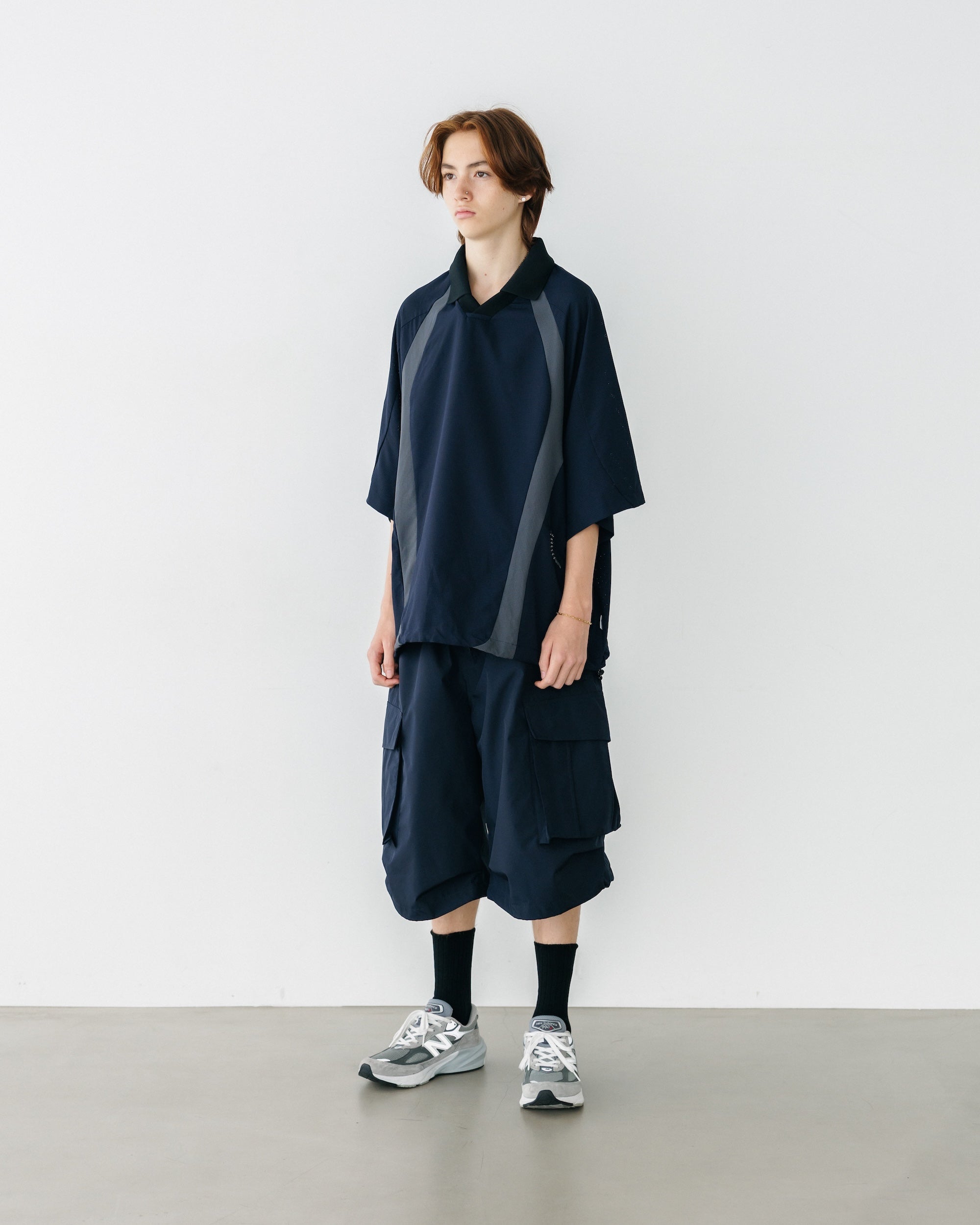 DotAir® ACTIVE CITY GAME SHIRT (NAVY×GRAY)