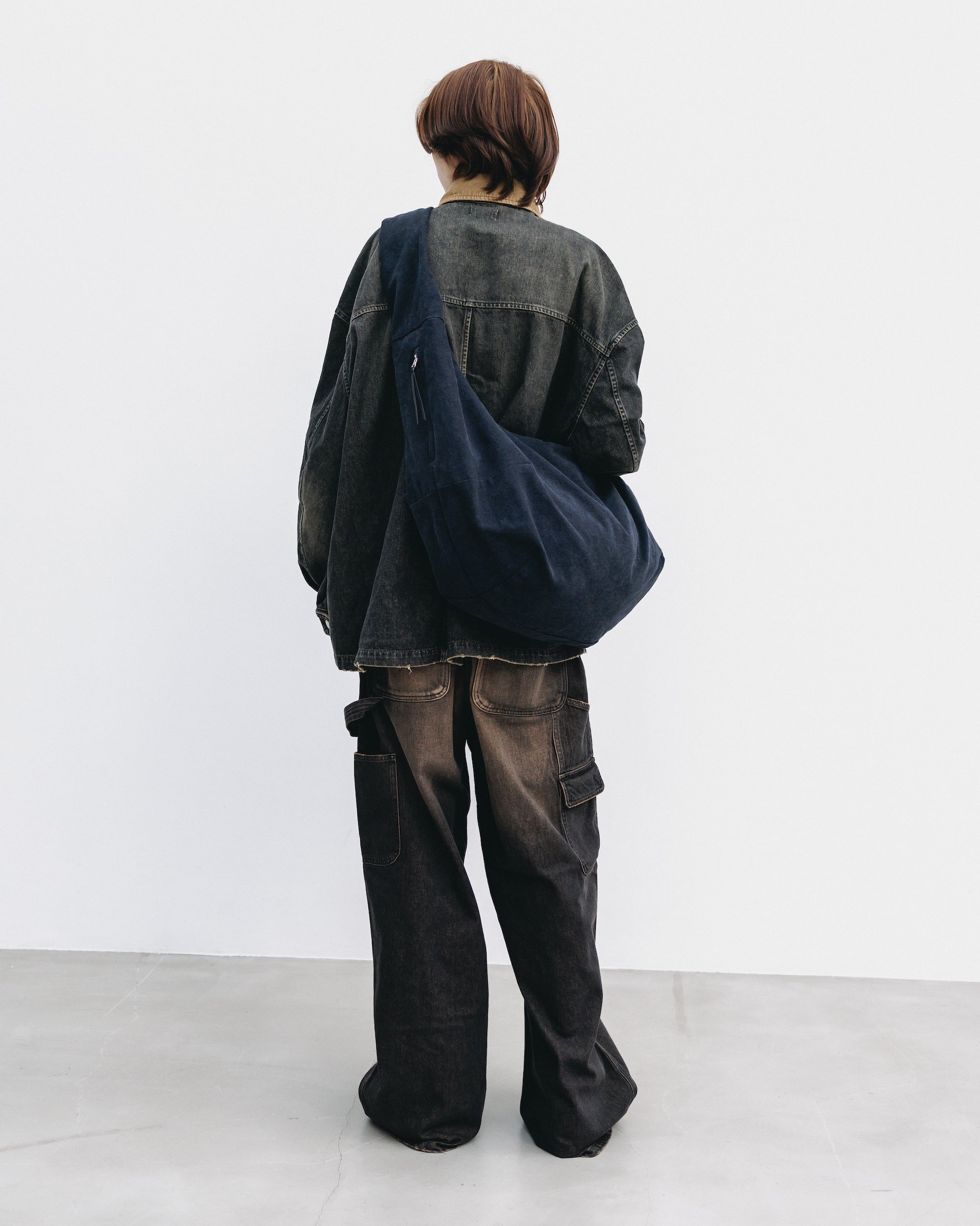 【IN STOCK】VINTAGE DYED SELVEDGE DENIM URBAN JACKET (VINTAGE BLACK)