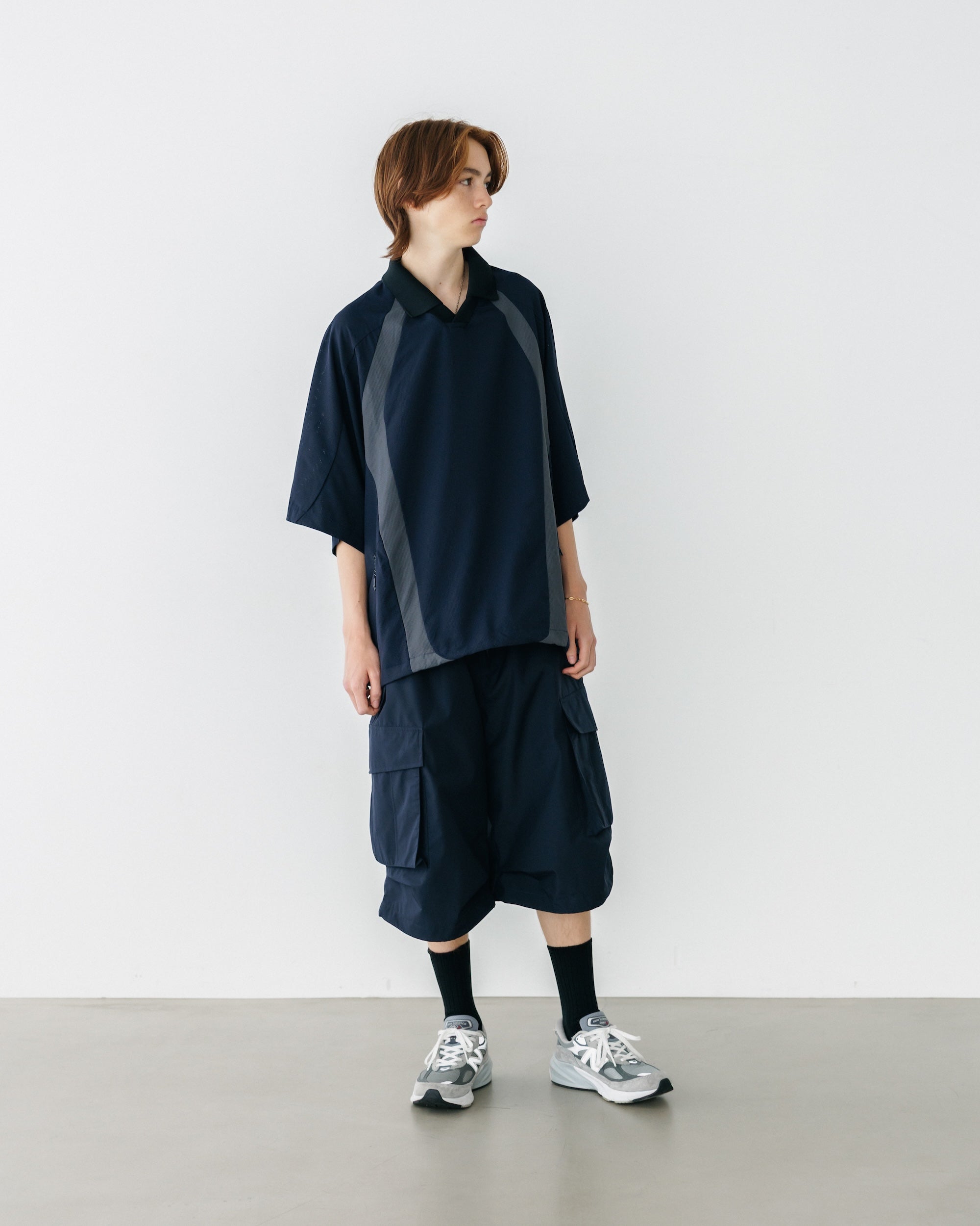 DotAir® ACTIVE CITY GAME SHIRT (NAVY×GRAY)