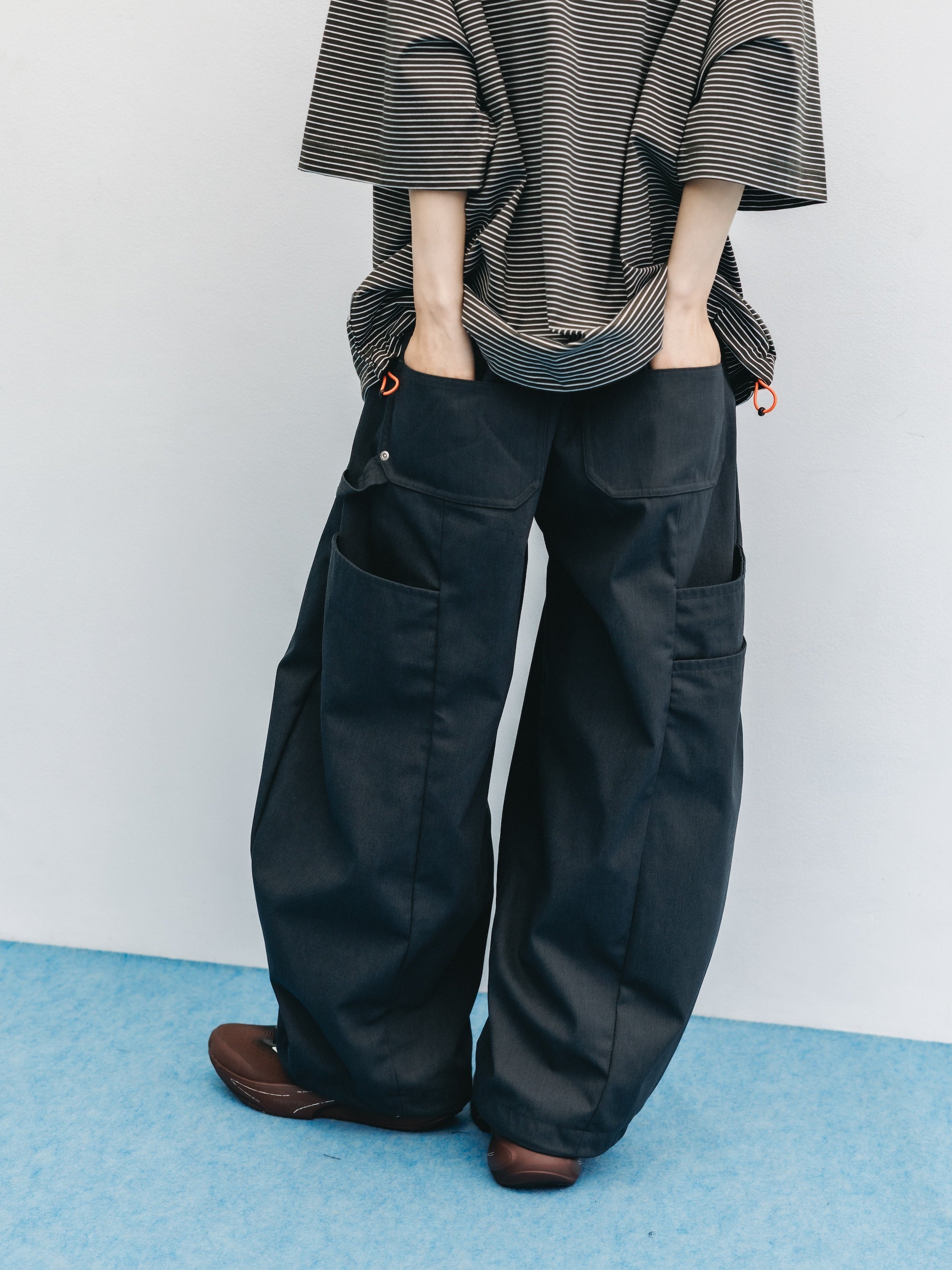 【5.16 SAT 20:00- IN STOCK】T/C GABARDINE CITY MASSIVE UTILITY PANTS (GRAY)
