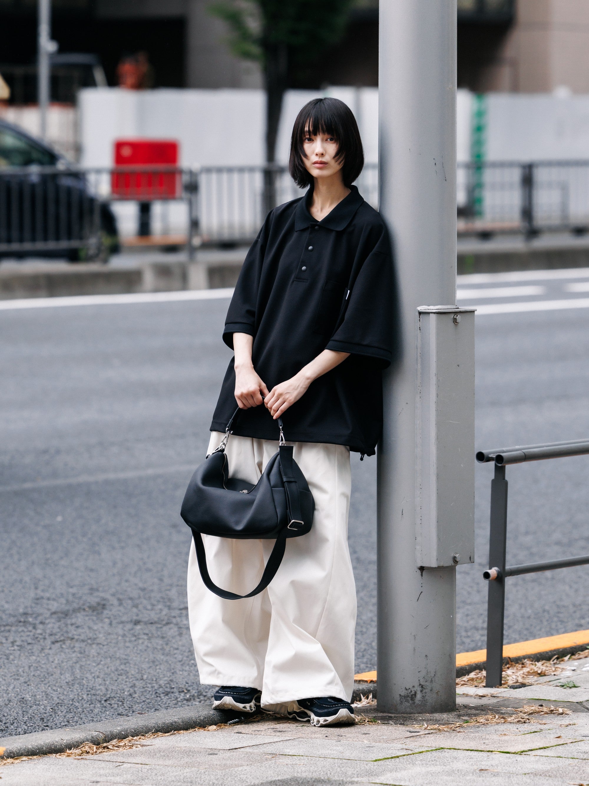 【8.15 SAT 20:00- IN STOCK】GRAIN LEATHER DAYOFF BAG (BLACK)
