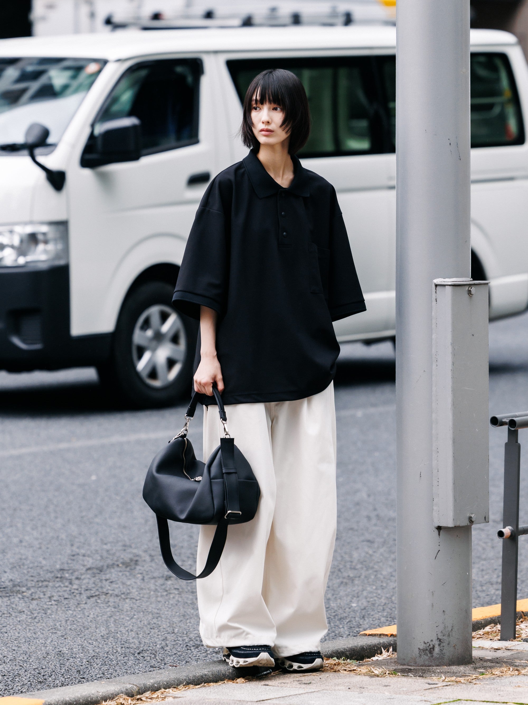 【8.15 SAT 20:00- IN STOCK】GRAIN LEATHER DAYOFF BAG (BLACK)