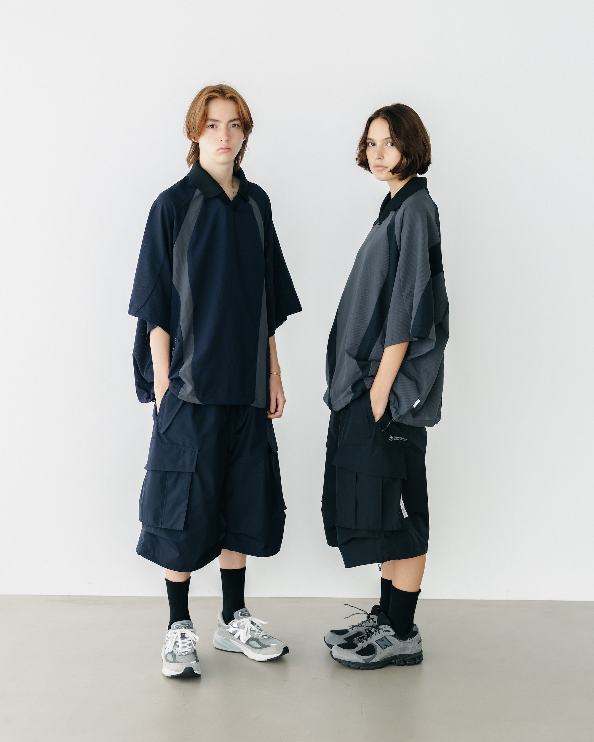 DotAir® ACTIVE CITY GAME SHIRT (NAVY×GRAY)