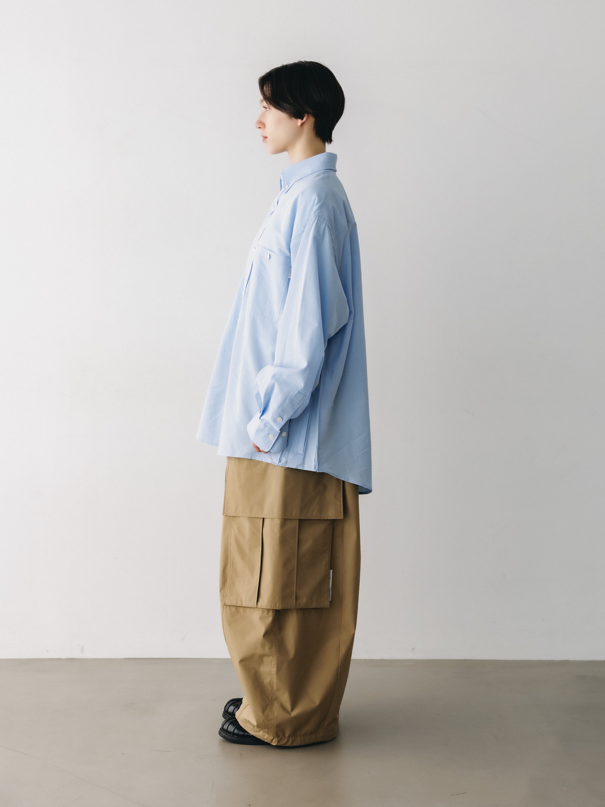 ACTIVE OXFORD EVERYDAY L/S SHIRT (SAX BLUE)