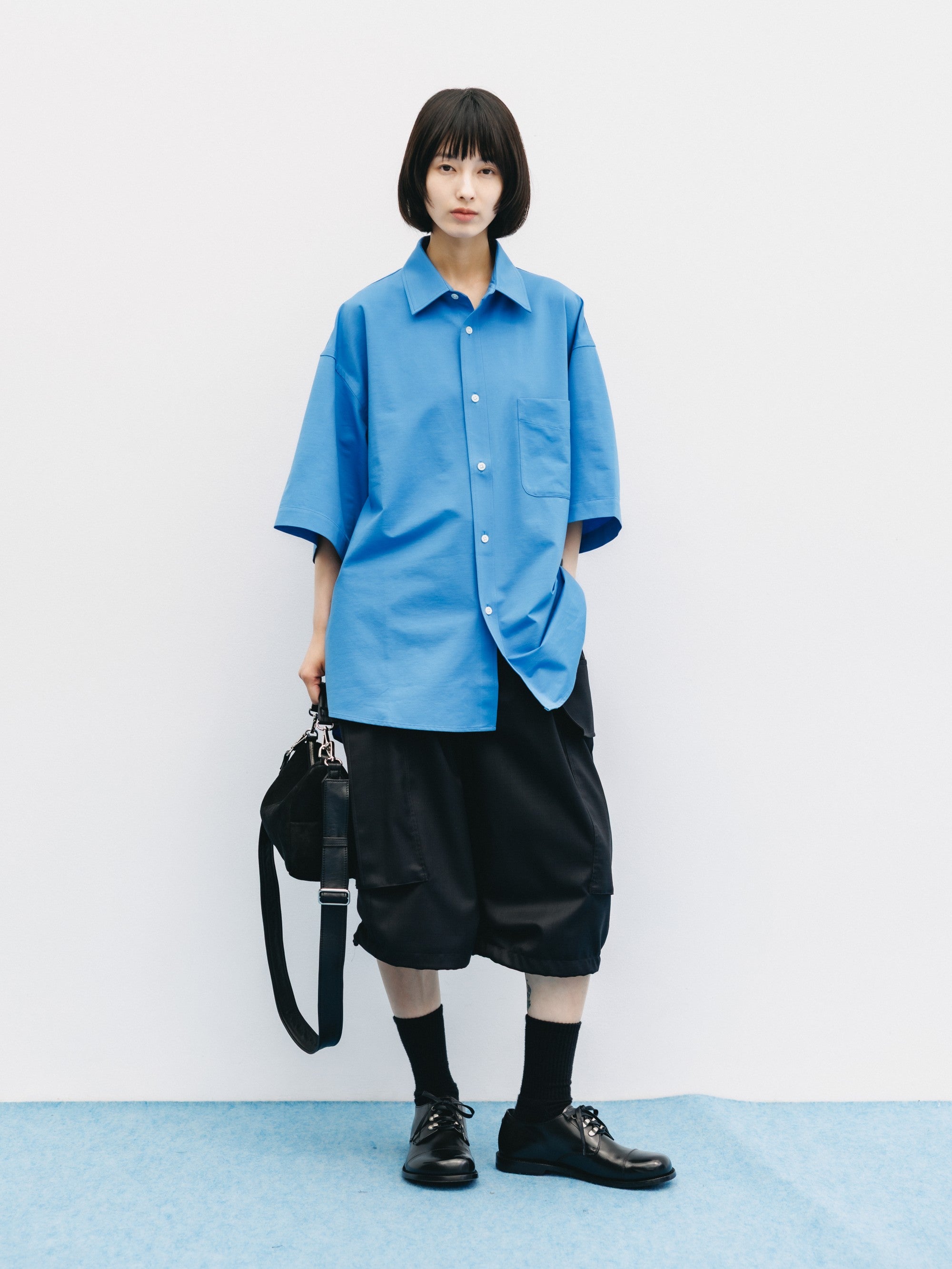 SUEDE DAYOFF BAG MINI (BLACK)