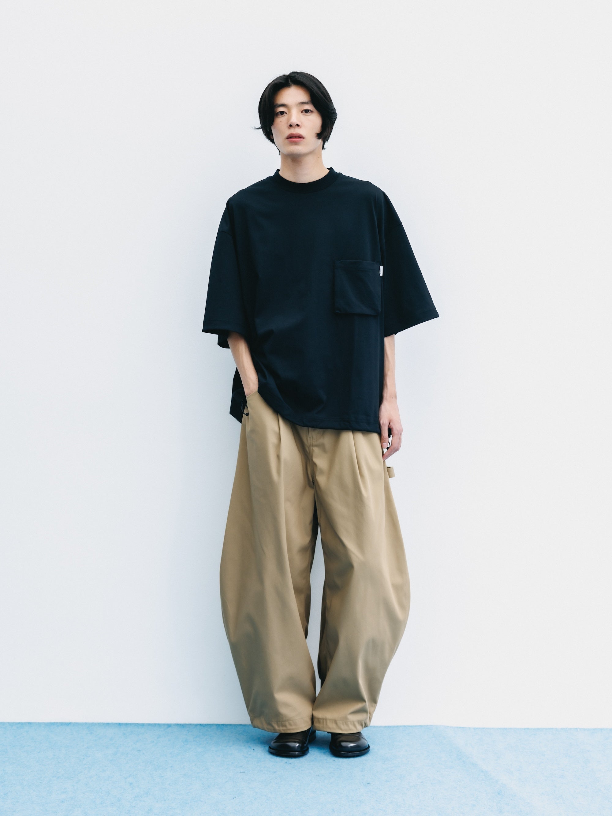 T/C GABARDINE CITY MASSIVE UTILITY PANTS (BEIGE)