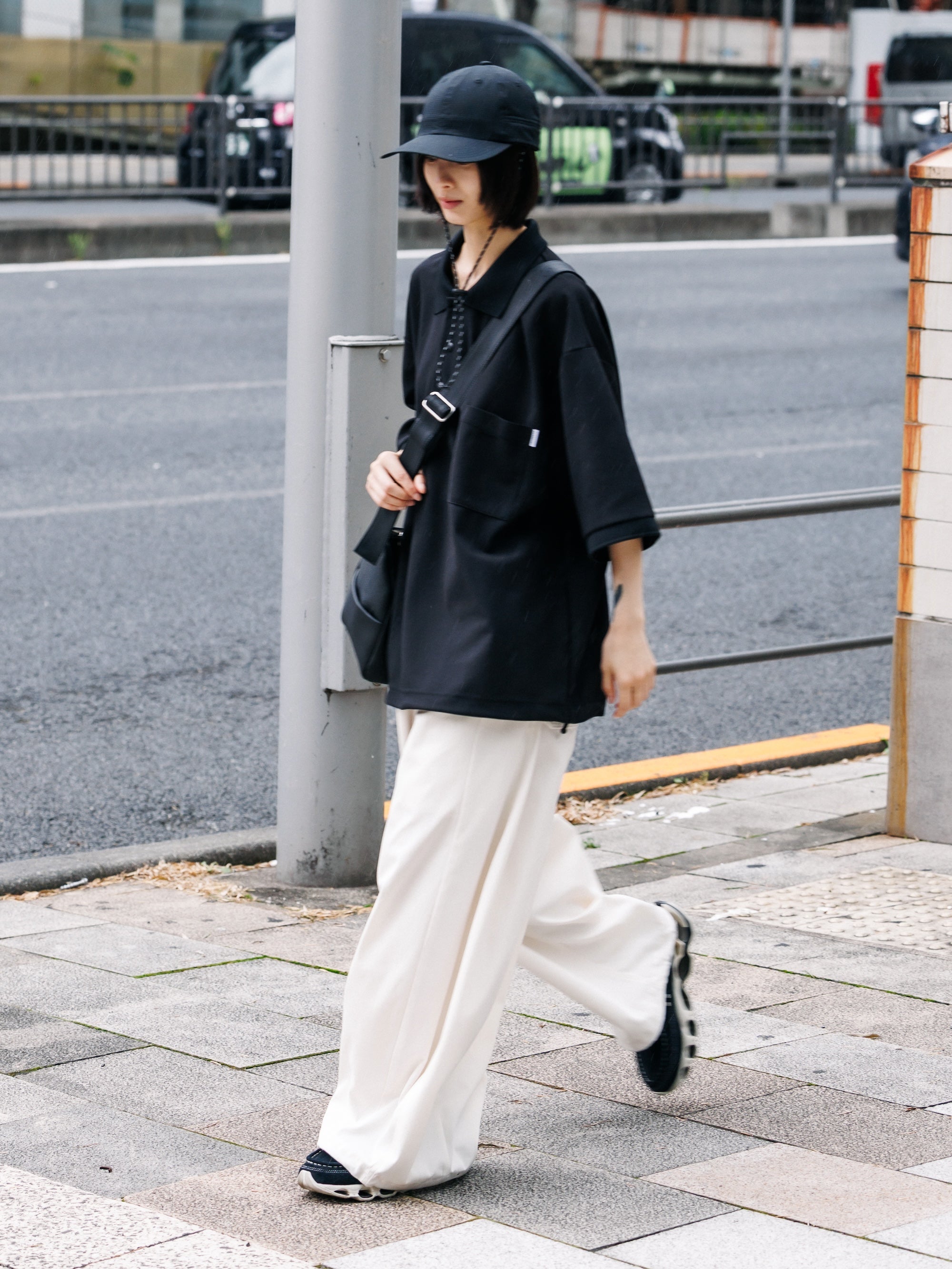 【7.11 SAT 20:00- IN STOCK】T/C GABARDINE CITY WIDE PANTS (IVORY)