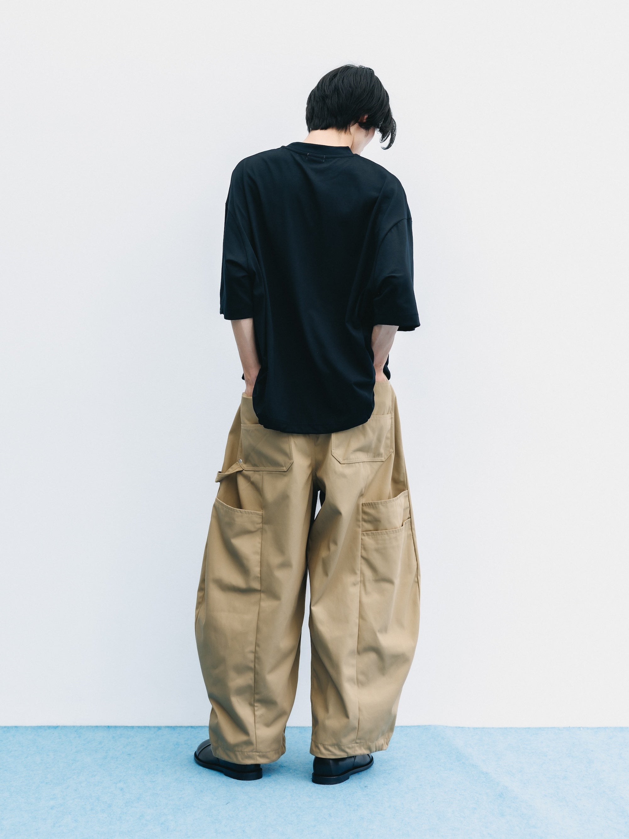 T/C GABARDINE CITY MASSIVE UTILITY PANTS (BEIGE)