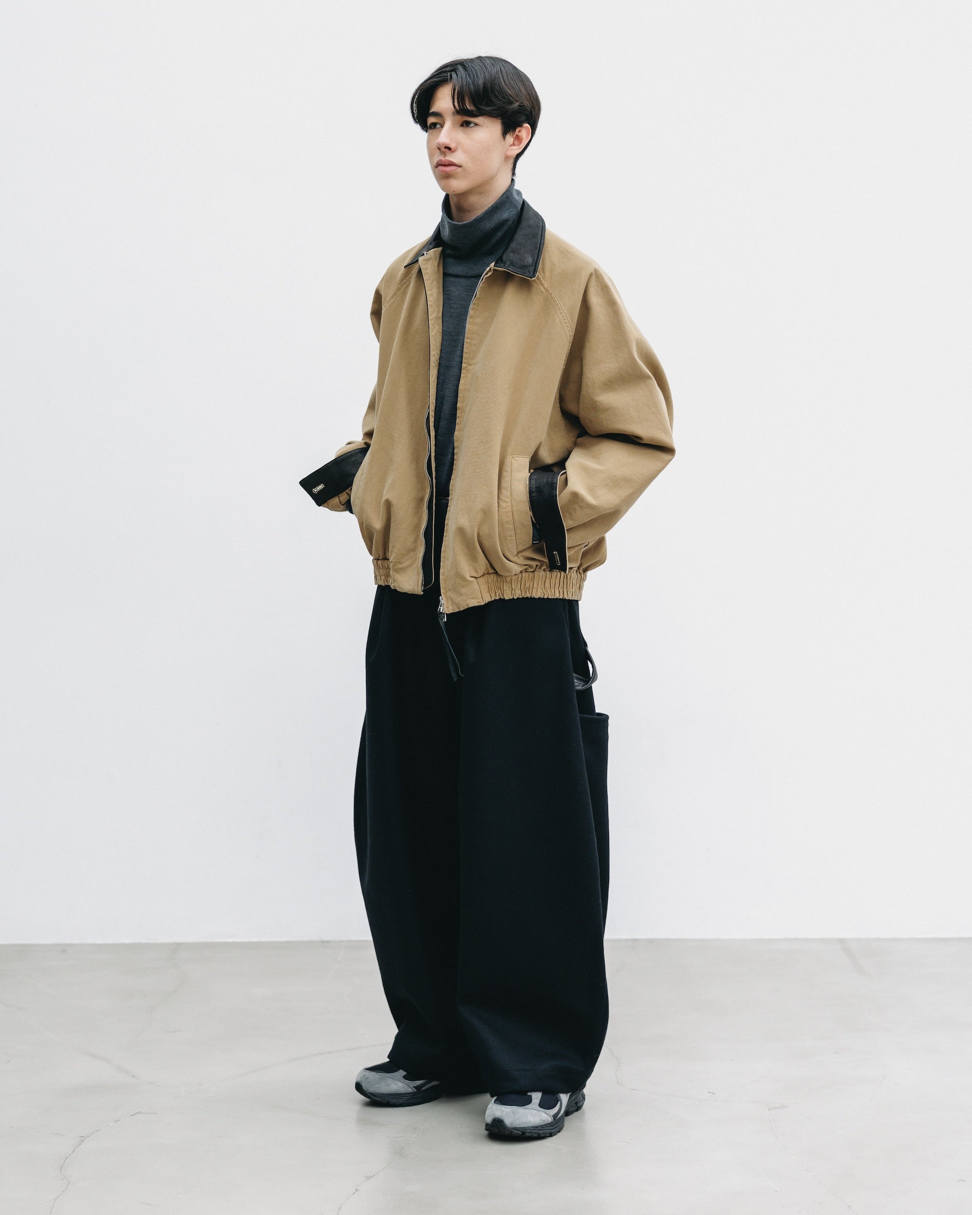 VINTAGE DYED DUCK CITY UTILITY JACKET (BEIGE)