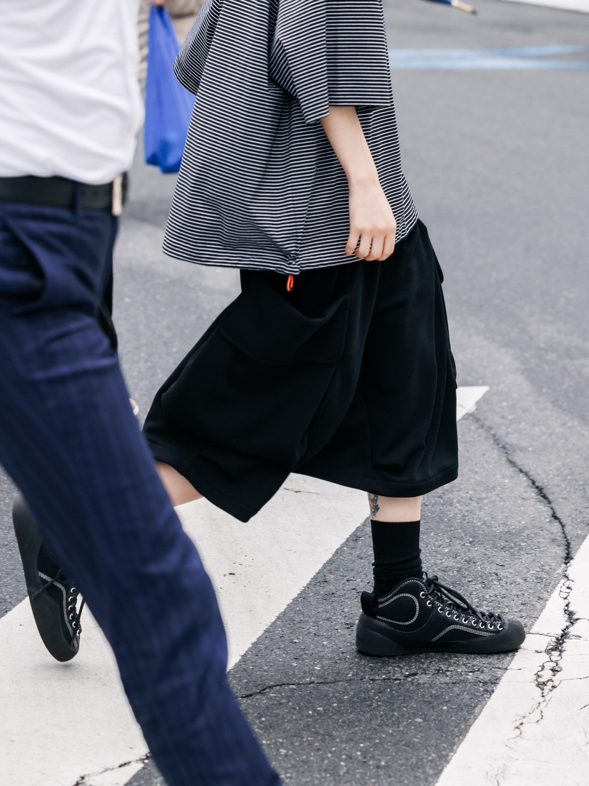 【7.15 WED 20:00- IN STOCK】CITY MILITARY SWEAT HALF PANTS 001 (BLACK)