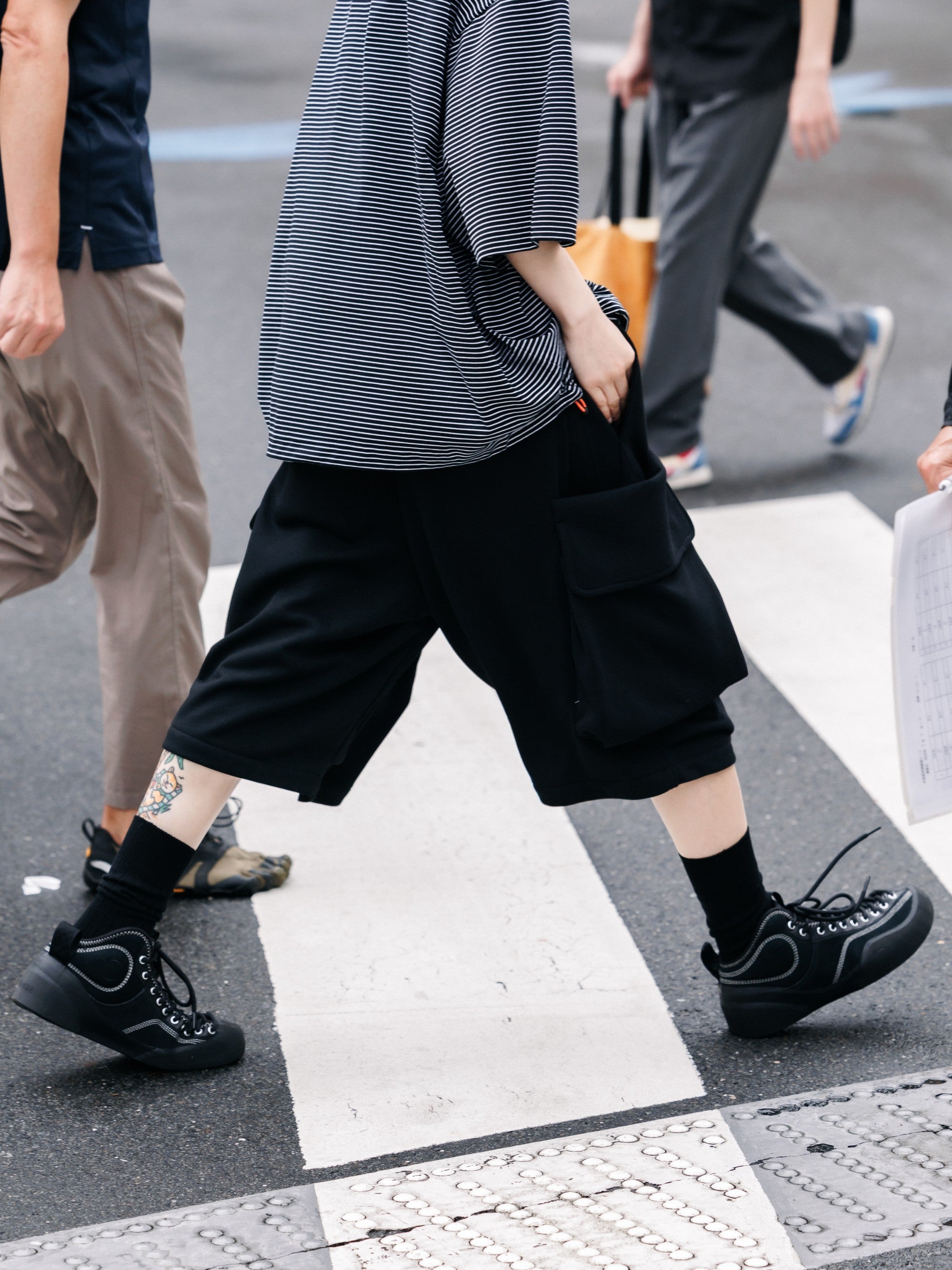 【7.15 WED 20:00- IN STOCK】CITY MILITARY SWEAT HALF PANTS 001 (BLACK)
