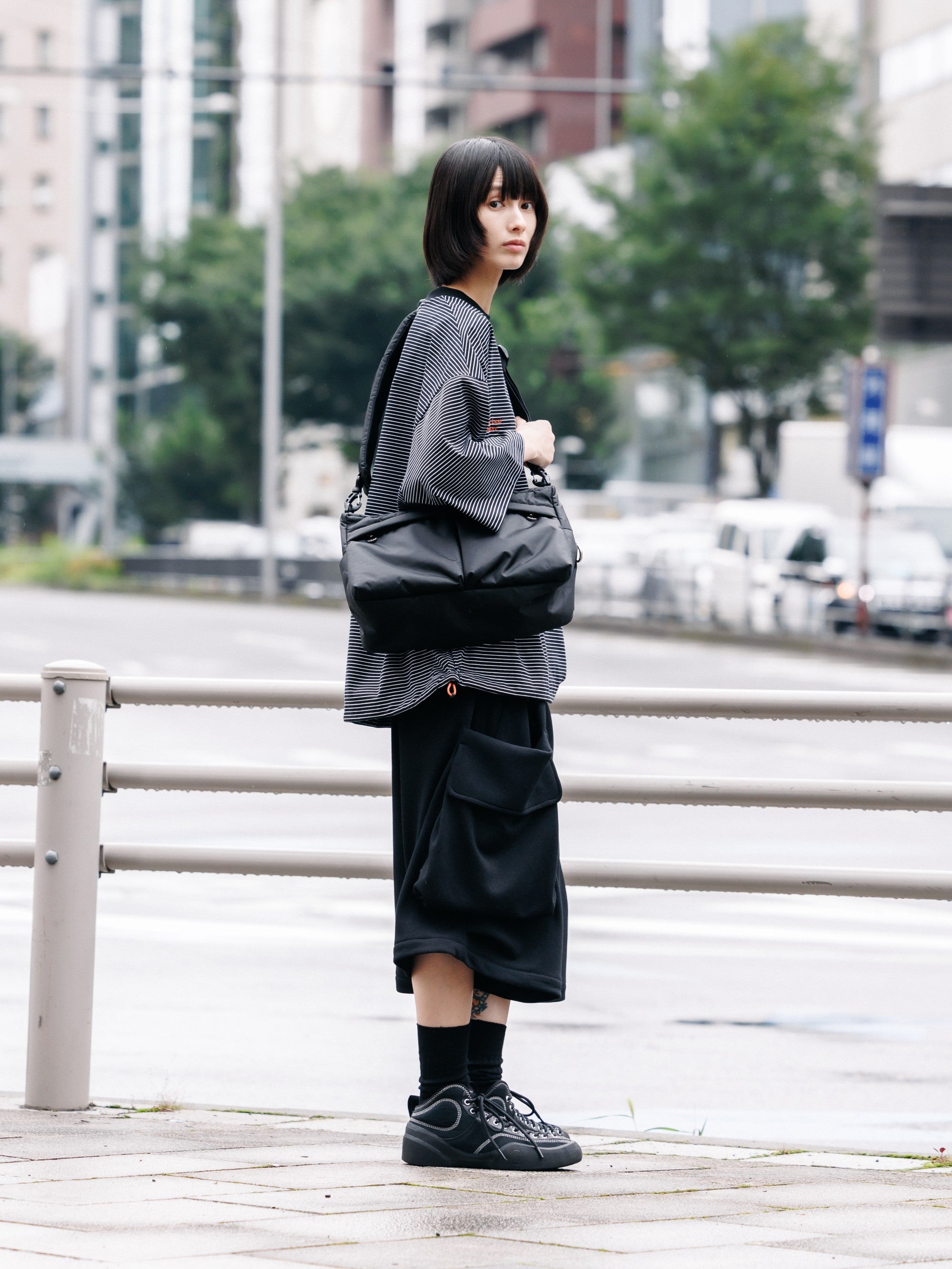 【7.15 WED 20:00- IN STOCK】CITY MILITARY SWEAT HALF PANTS 001 (BLACK)