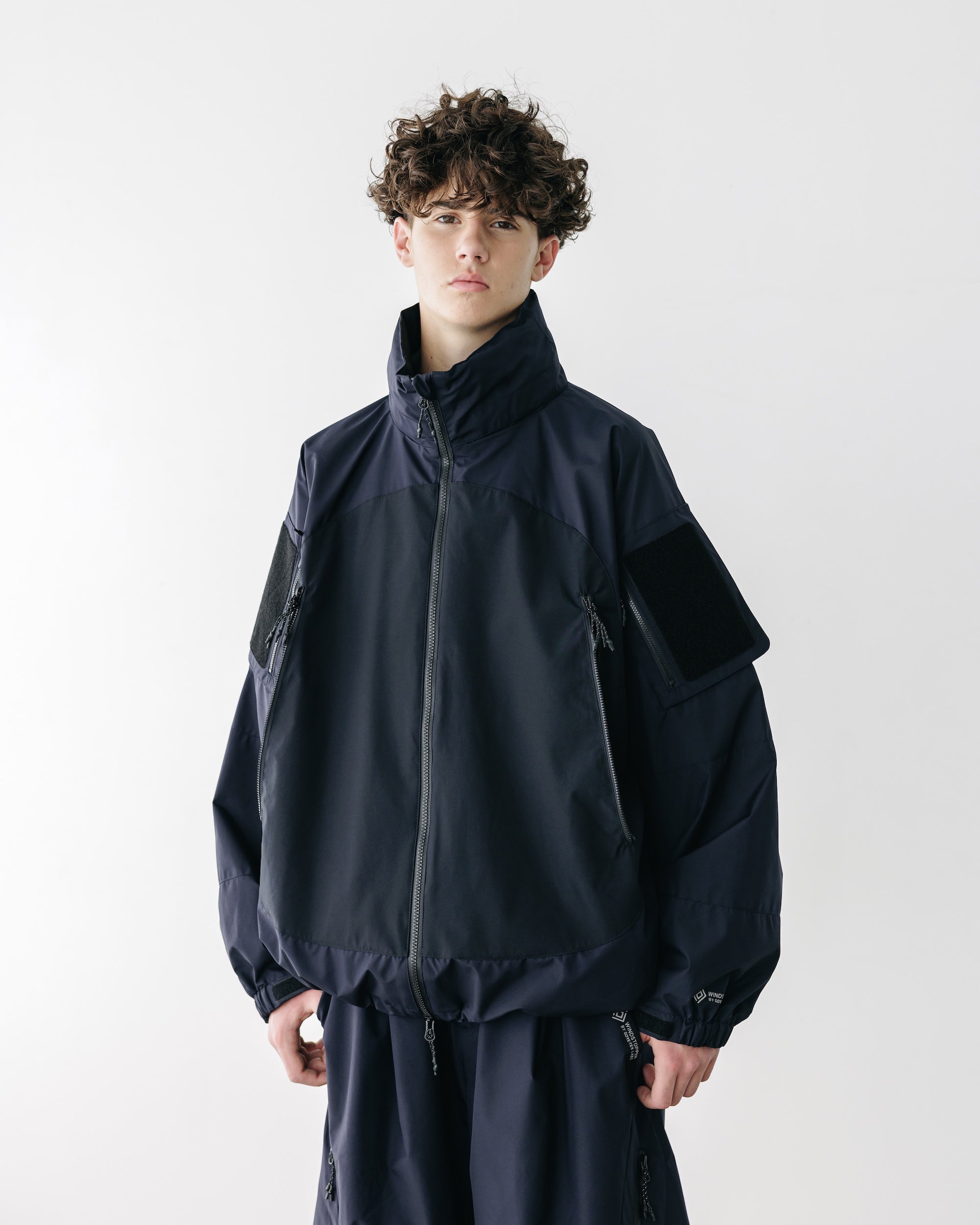 【9.17 WED 20:00- IN STOCK】+phenix WINDSTOPPER® by GORE-TEX LABS CITY MILITARY JACKET (NAVY×BLACK)