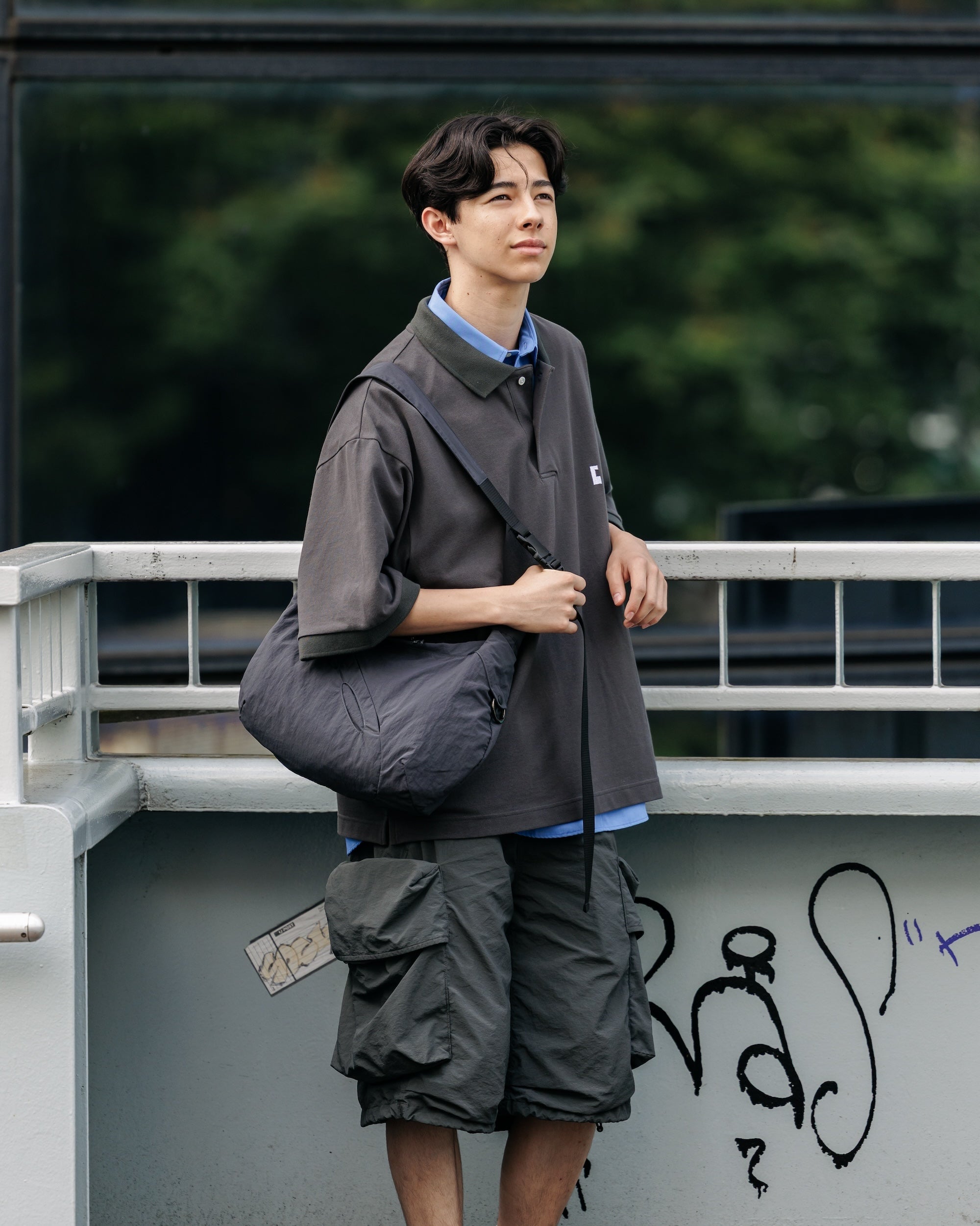 CITY S/S POLO SHIRT (CHARCOAL)