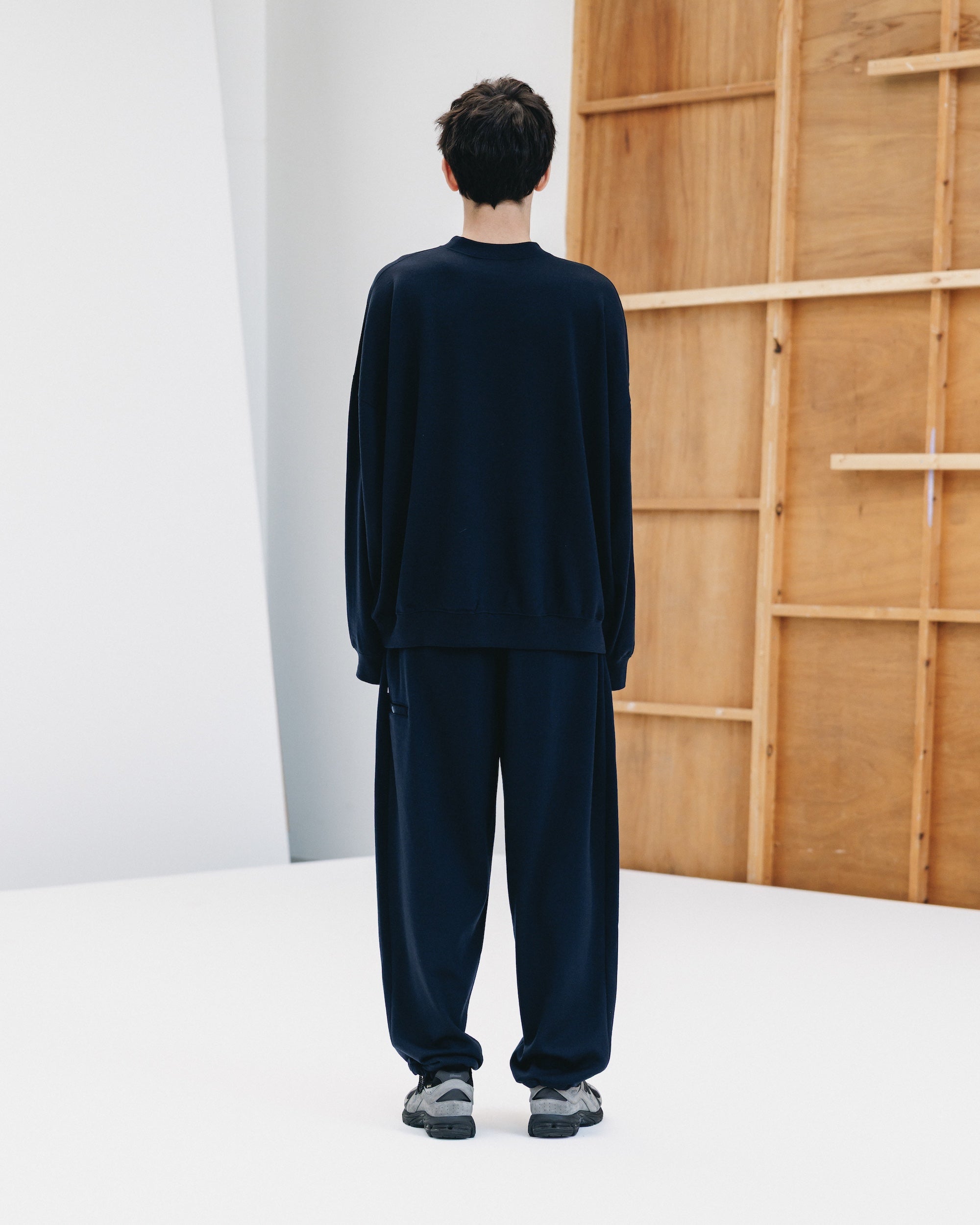 WOOL SWEATSHIRT (NAVY)