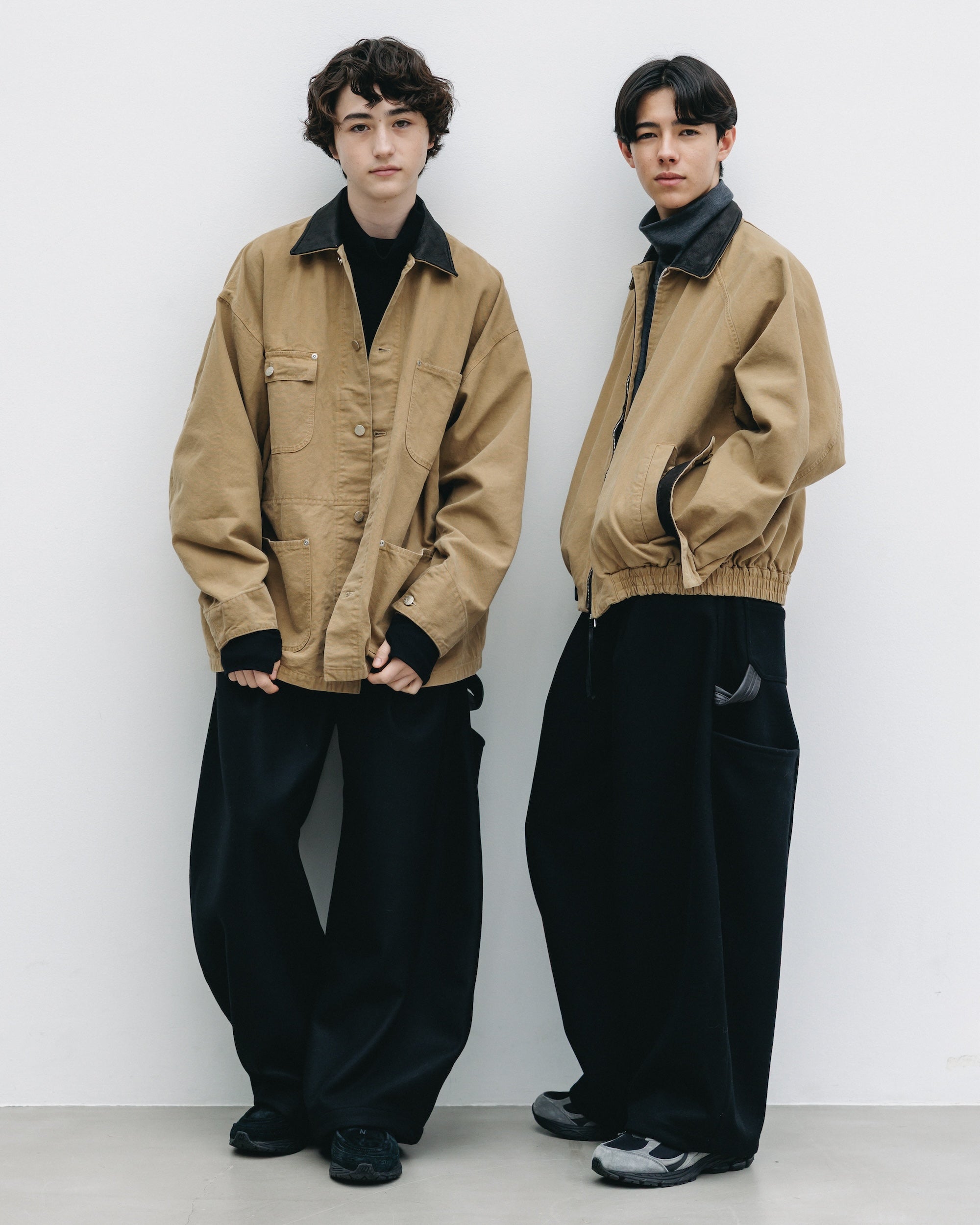 VINTAGE DYED CITY UTILITY COAT (BEIGE)