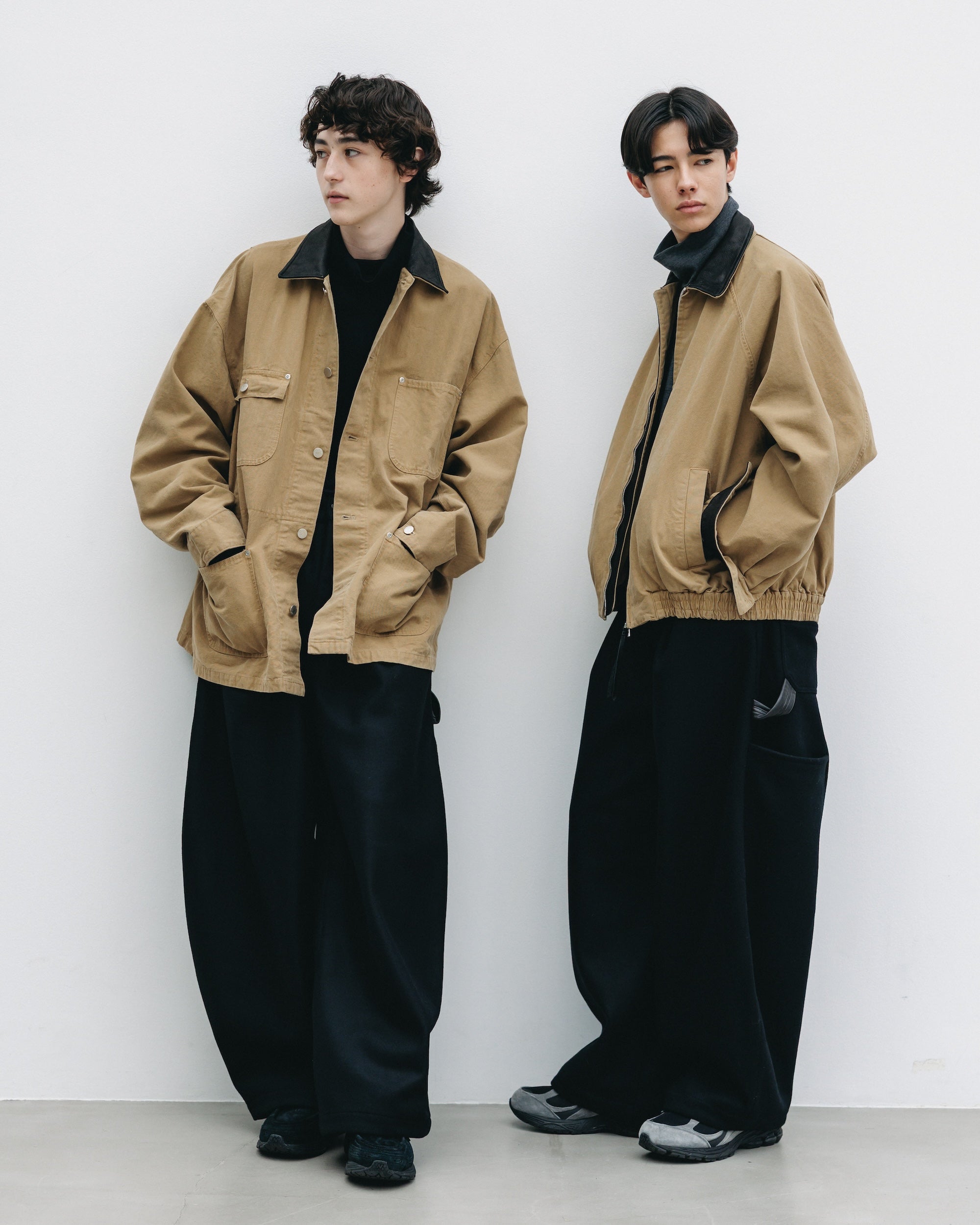 VINTAGE DYED CITY UTILITY COAT (BEIGE)