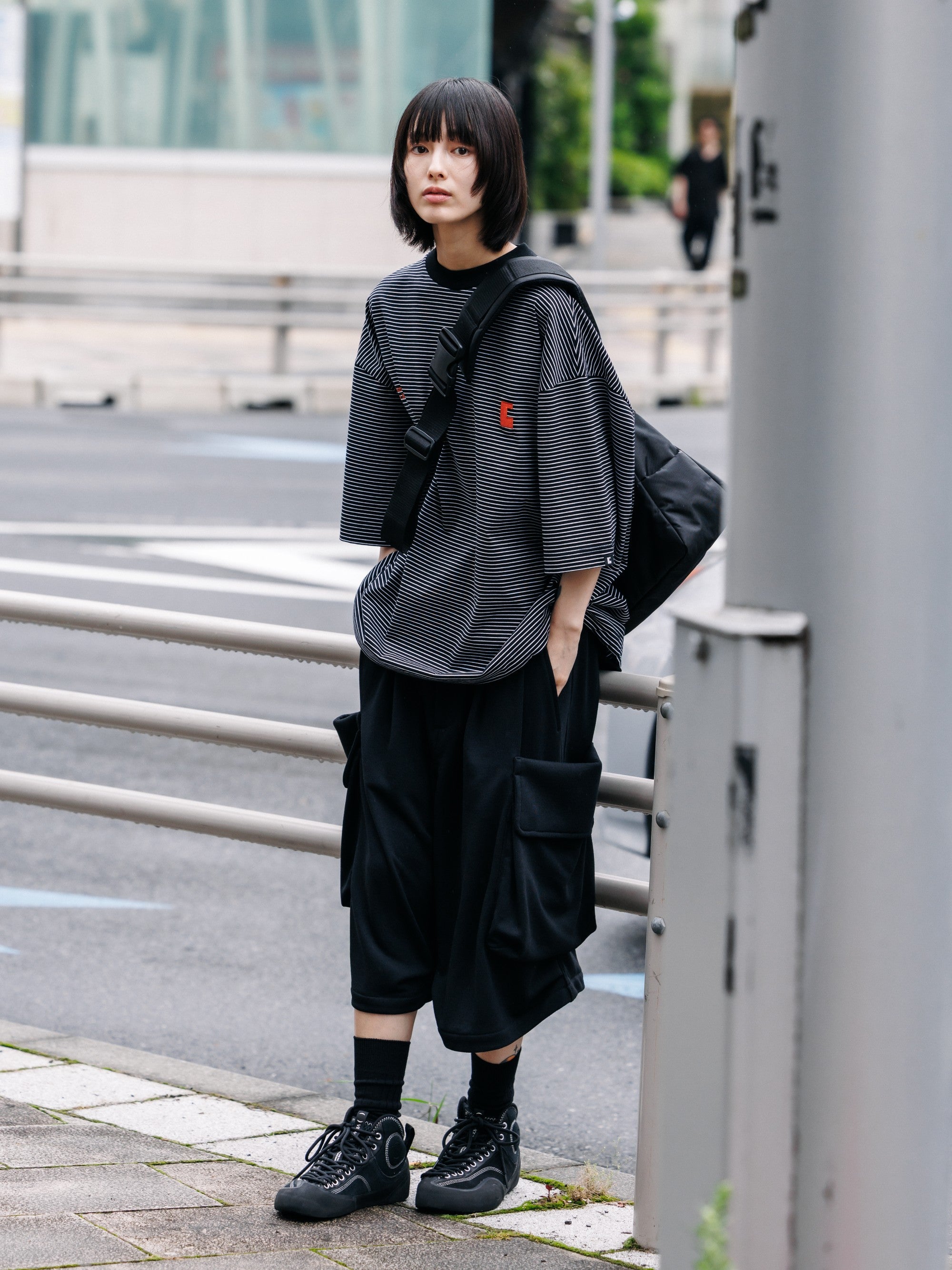 【7.15 WED 20:00- IN STOCK】CITY MILITARY SWEAT HALF PANTS 001 (BLACK)