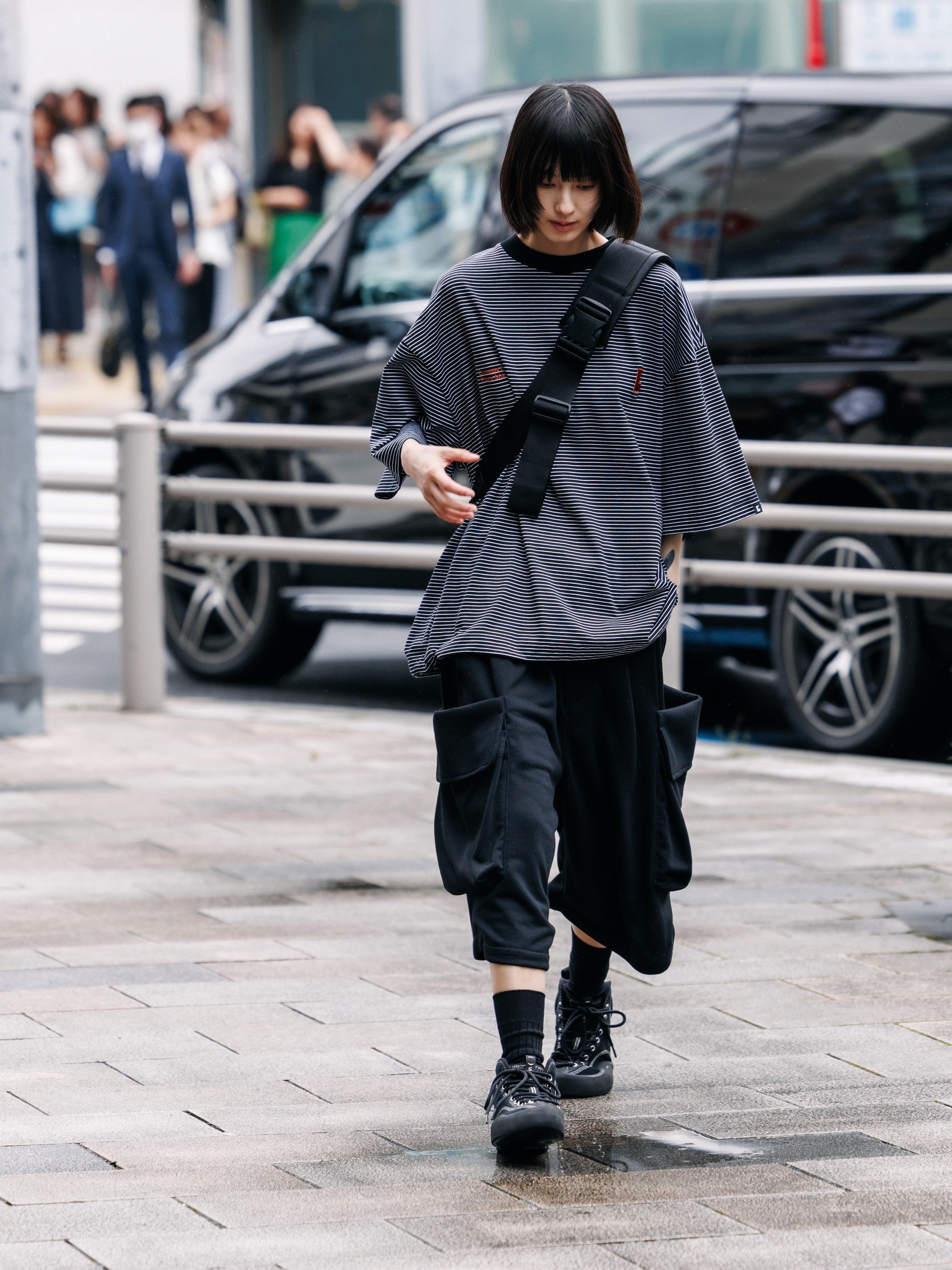 【7.15 WED 20:00- IN STOCK】CITY MILITARY SWEAT HALF PANTS 001 (BLACK)