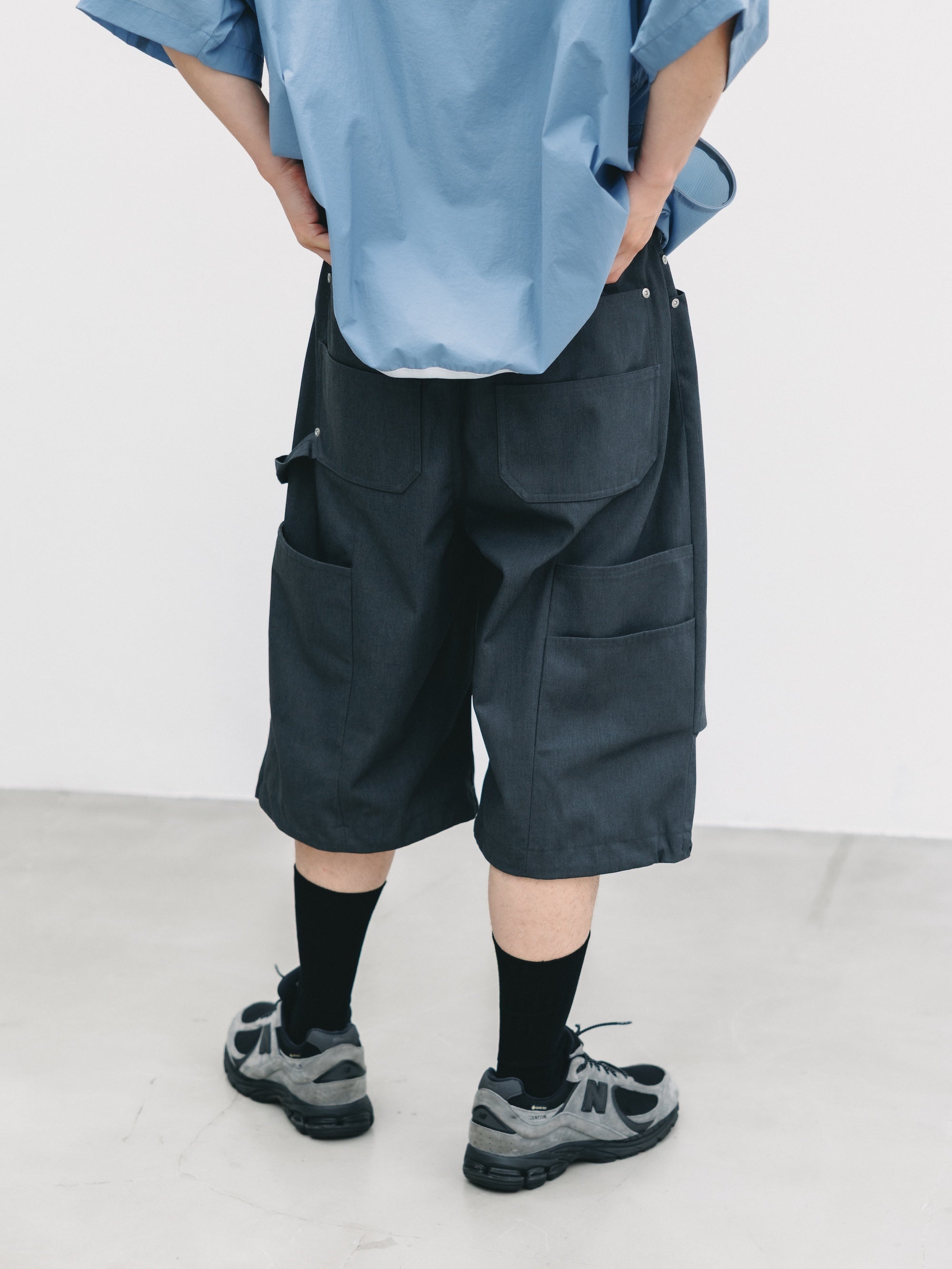 パンツ CITY MASSIVE UTILITY CROPPED PANTS T/C GABARDINE CITY MASSIVE UTILITY CROPPED PANTS (CHARCOAL)