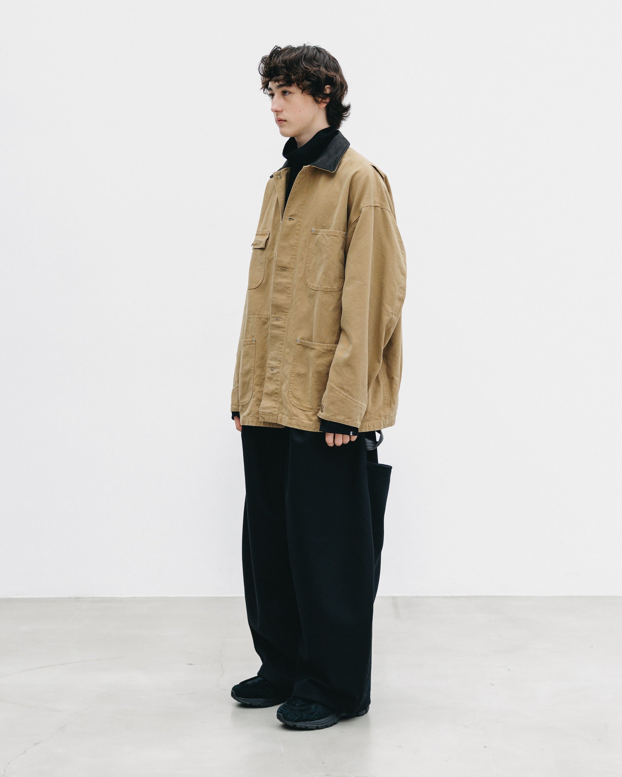 VINTAGE DYED CITY UTILITY COAT (BEIGE)
