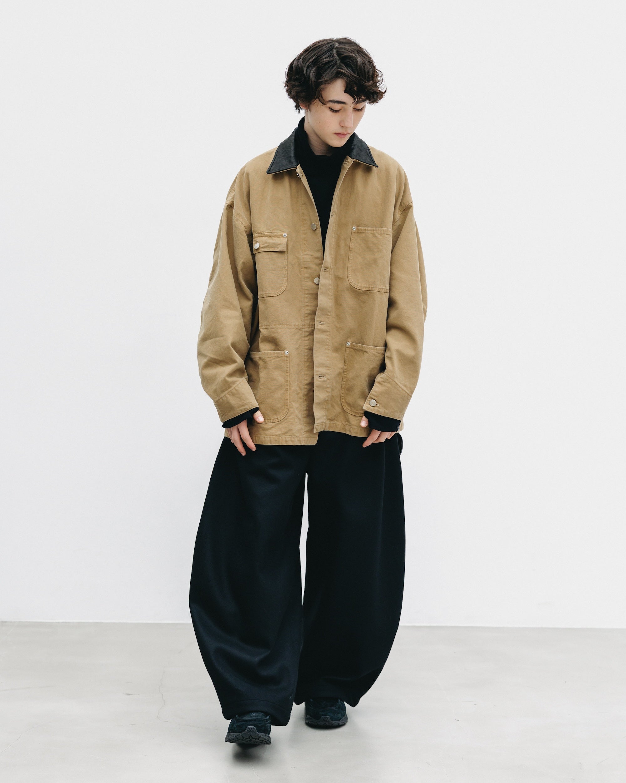 VINTAGE DYED CITY UTILITY COAT (BEIGE)