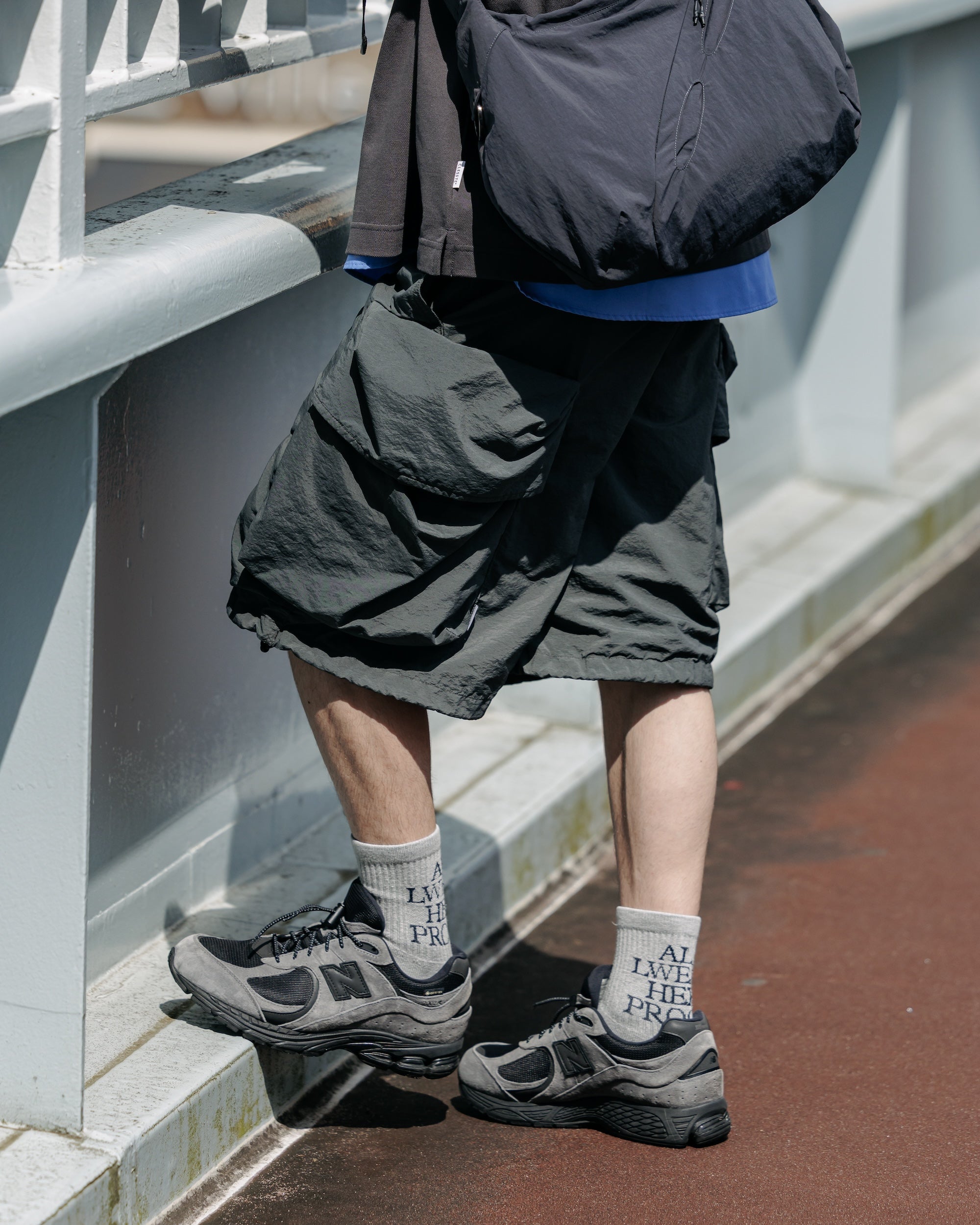【6.25 WED 20:00- IN STOCK】VINTAGE WASHED CITY MILITARY HALF PANTS 002 (FADE BLACK)