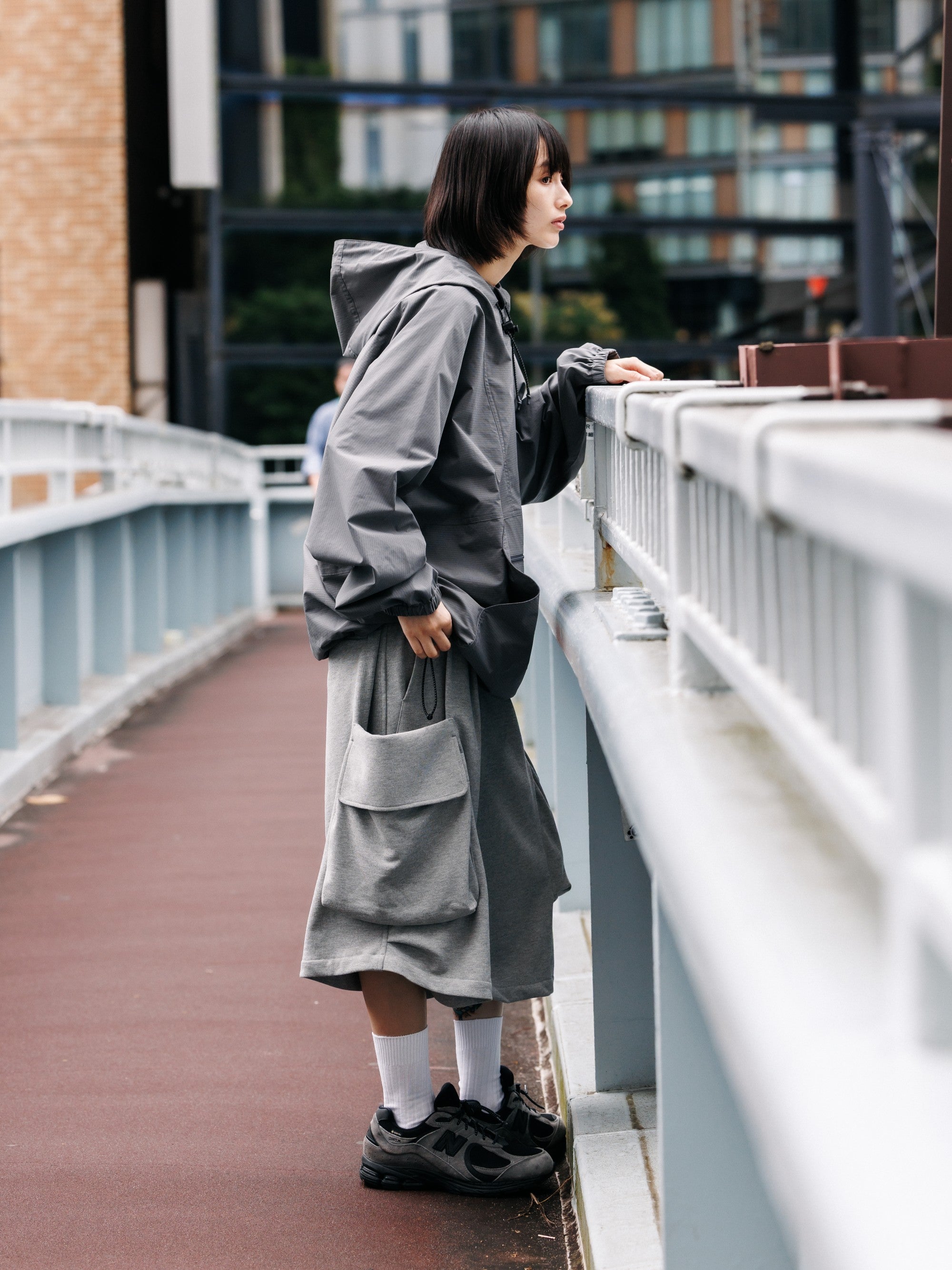 【7.15 WED 20:00- IN STOCK】CITY MILITARY SWEAT HALF PANTS 001 (GRAY)