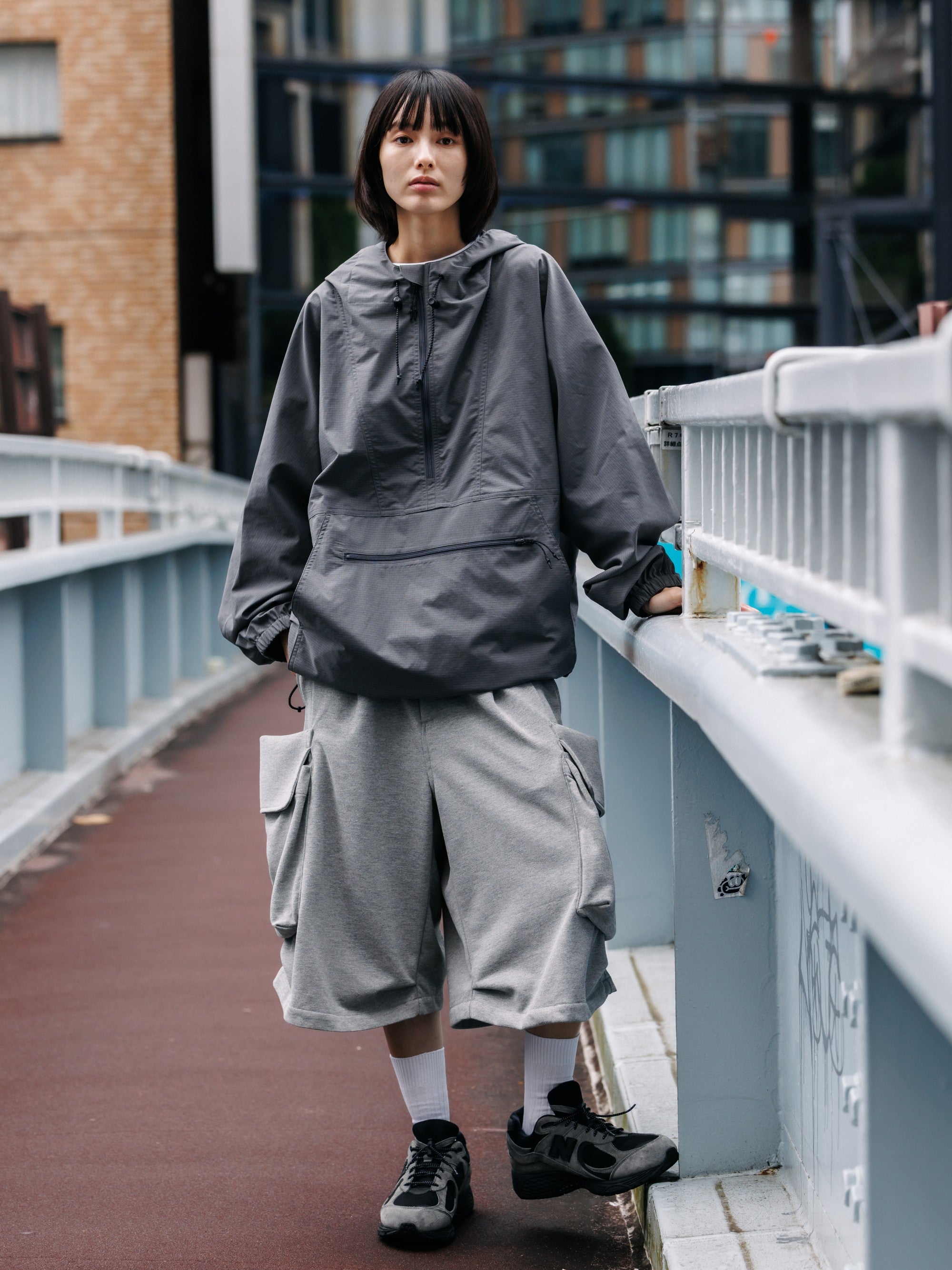 【7.15 WED 20:00- IN STOCK】CITY MILITARY SWEAT HALF PANTS 001 (GRAY)