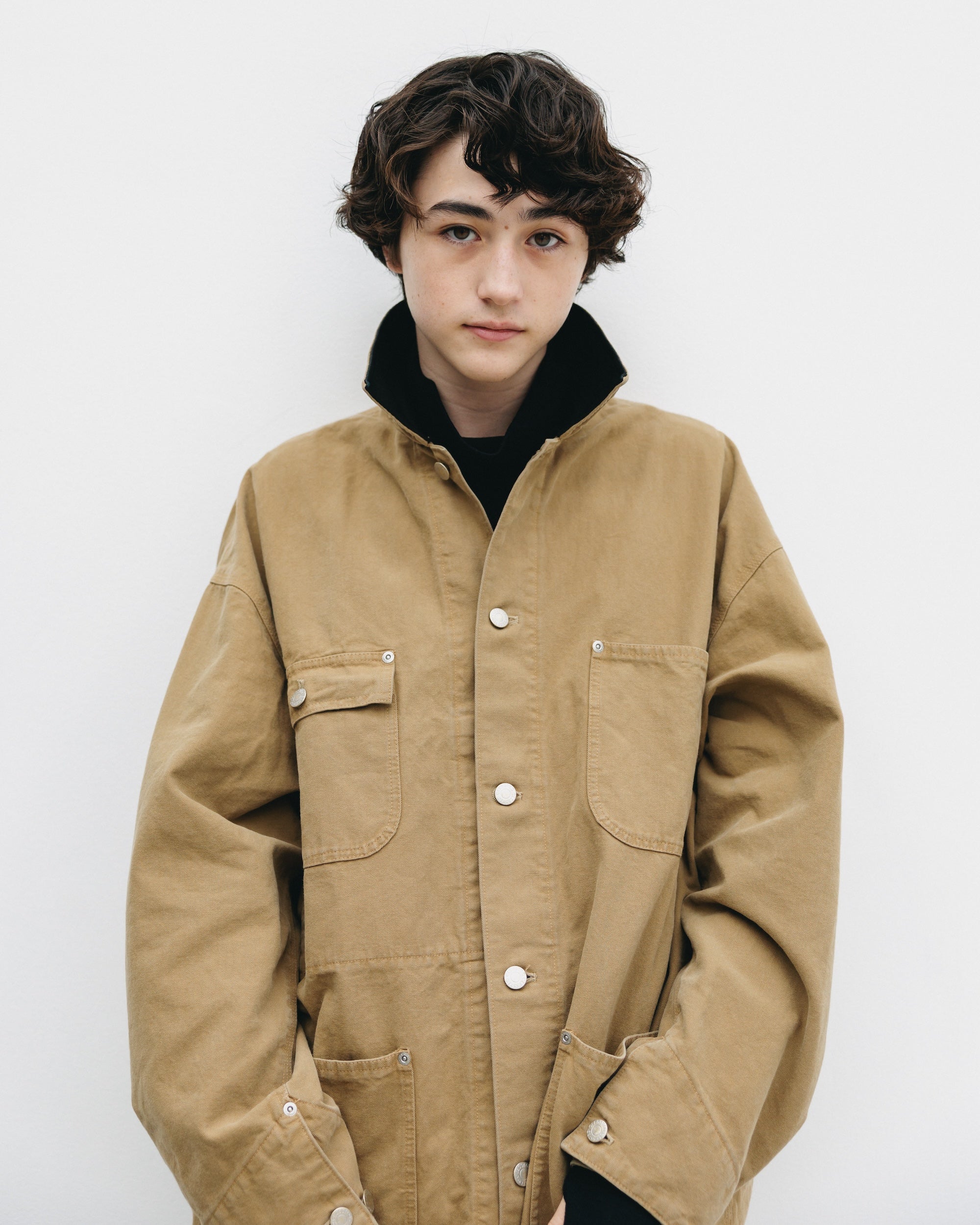 VINTAGE DYED CITY UTILITY COAT (BEIGE)
