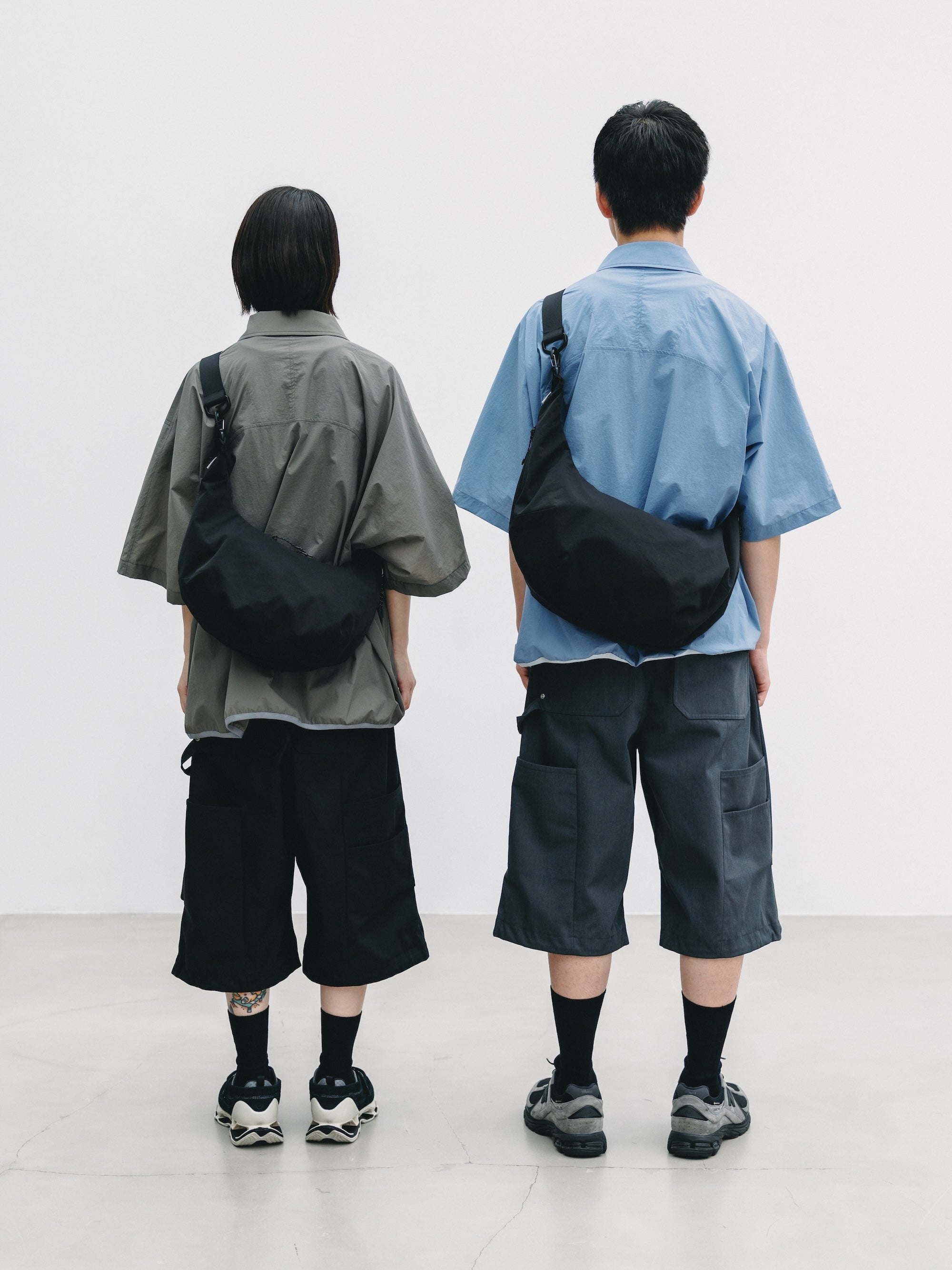 【6.20 SAT 20:00- IN STOCK】HALF ZIP TRAIL S/S SHIRT (CARBON GRAY)