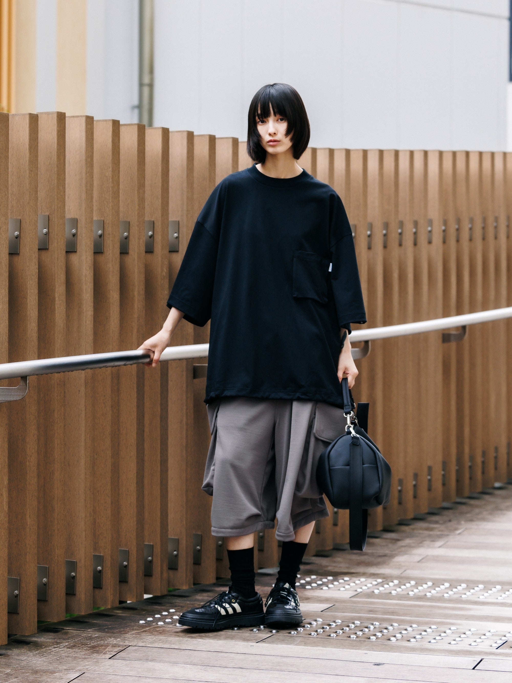 【7.15 WED 20:00- IN STOCK】CITY MILITARY SWEAT HALF PANTS 001 (GRAPHITE TAUPE)