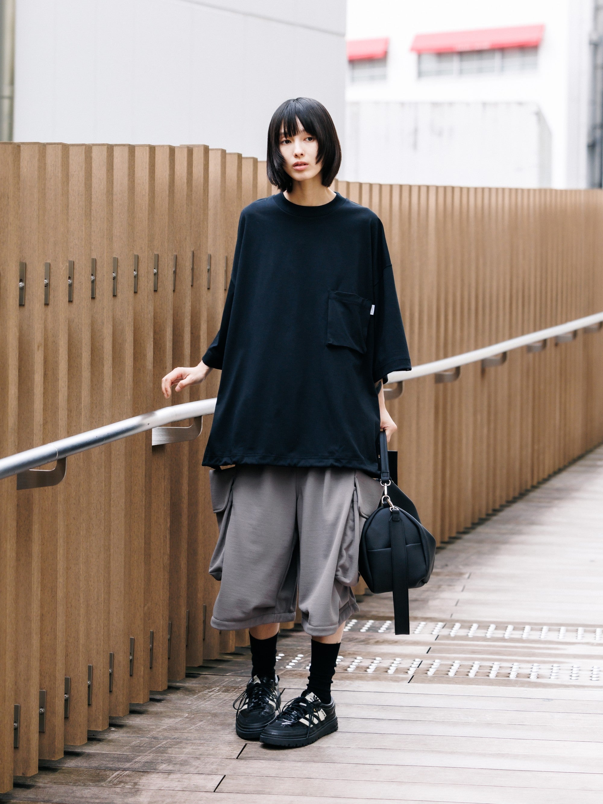 【7.15 WED 20:00- IN STOCK】CITY MILITARY SWEAT HALF PANTS 001 (GRAPHITE TAUPE)